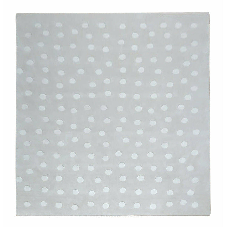 Polka Dot Wool Sand handtufted wool Organic Weave Shop 5'x7'