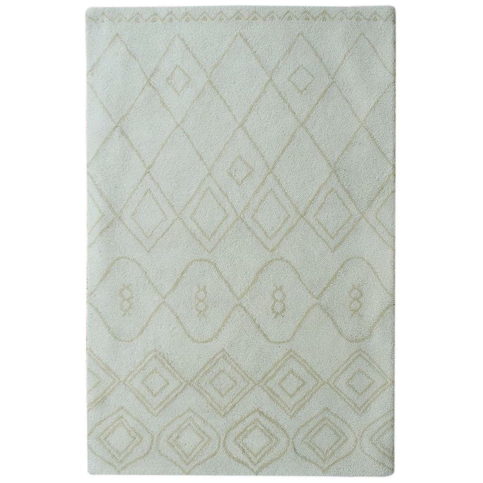 Rebel Fantasy Wool + Cotton Shag Sand handtufted wool + cotton shag Organic Weave Shop