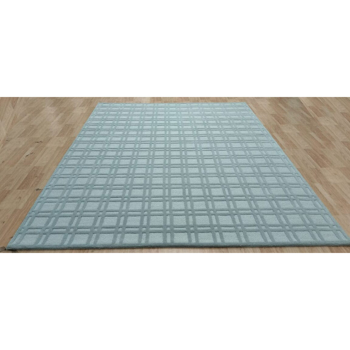 Rhodes Wool Grey handtufted wool Organic Weave Shop