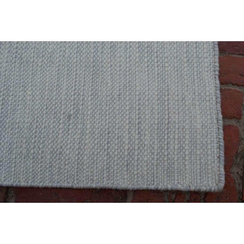 Anderson Wool Flatweave SAMPLE samples Organic Weave Shop 12" x 12" SAMPLE oatmeal