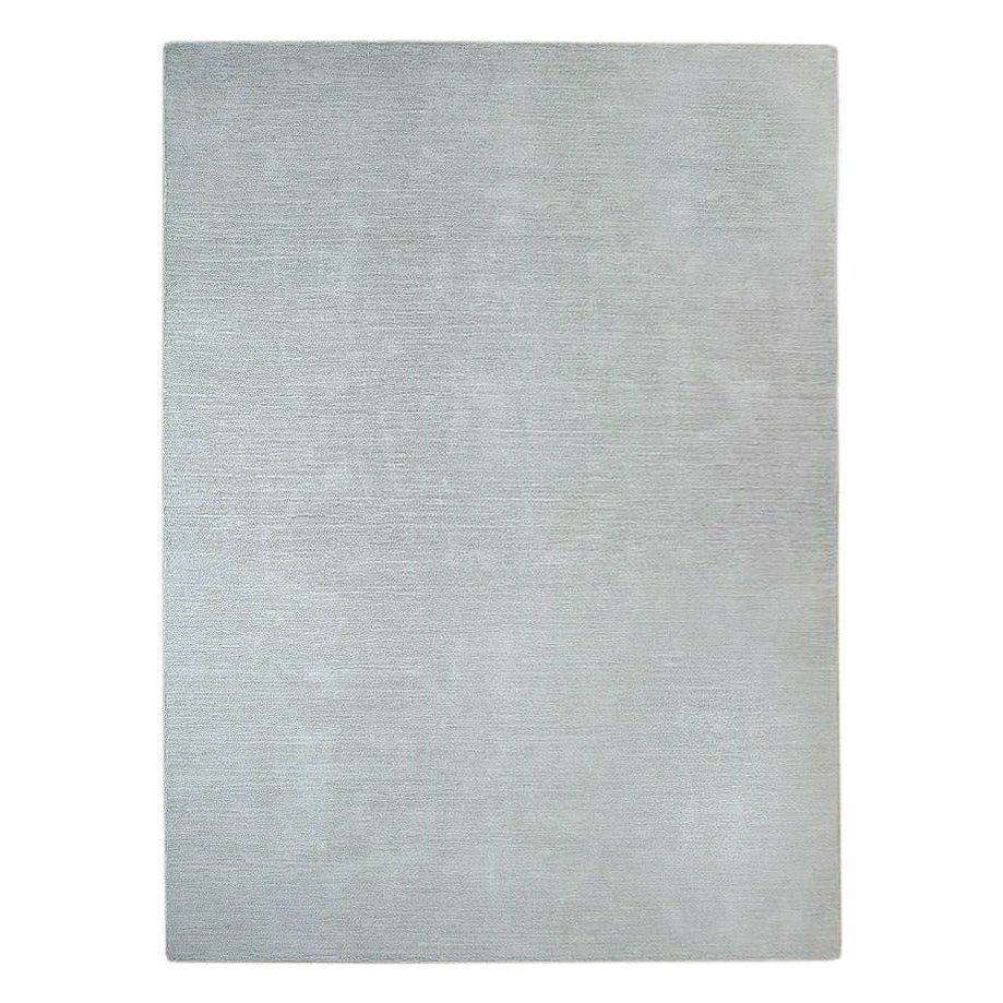 Signature Solid Strie Charcoal handtufted cotton Organic Weave Shop
