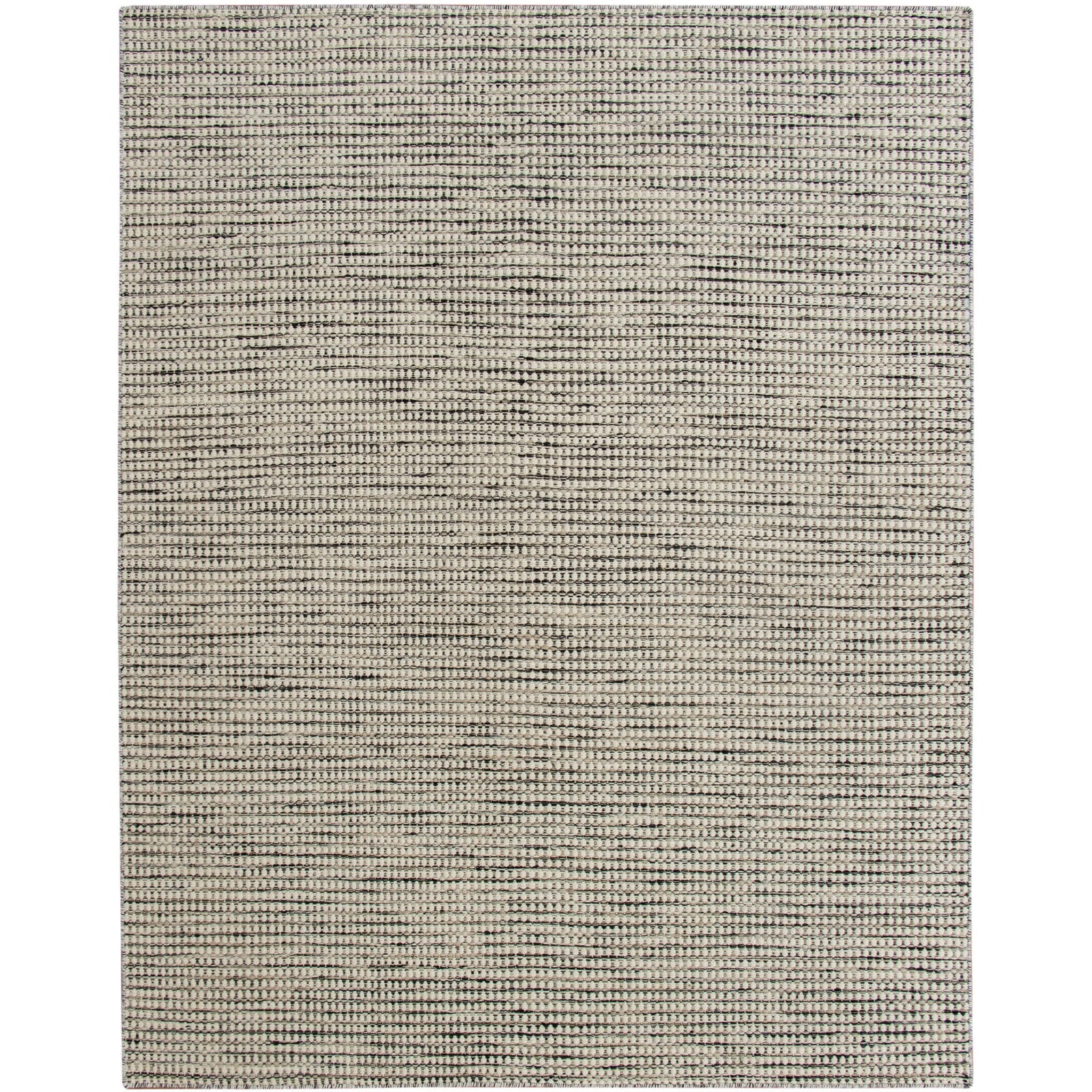 Whitney Black Wool Flatweave wool flatweave Organic Weave Shop