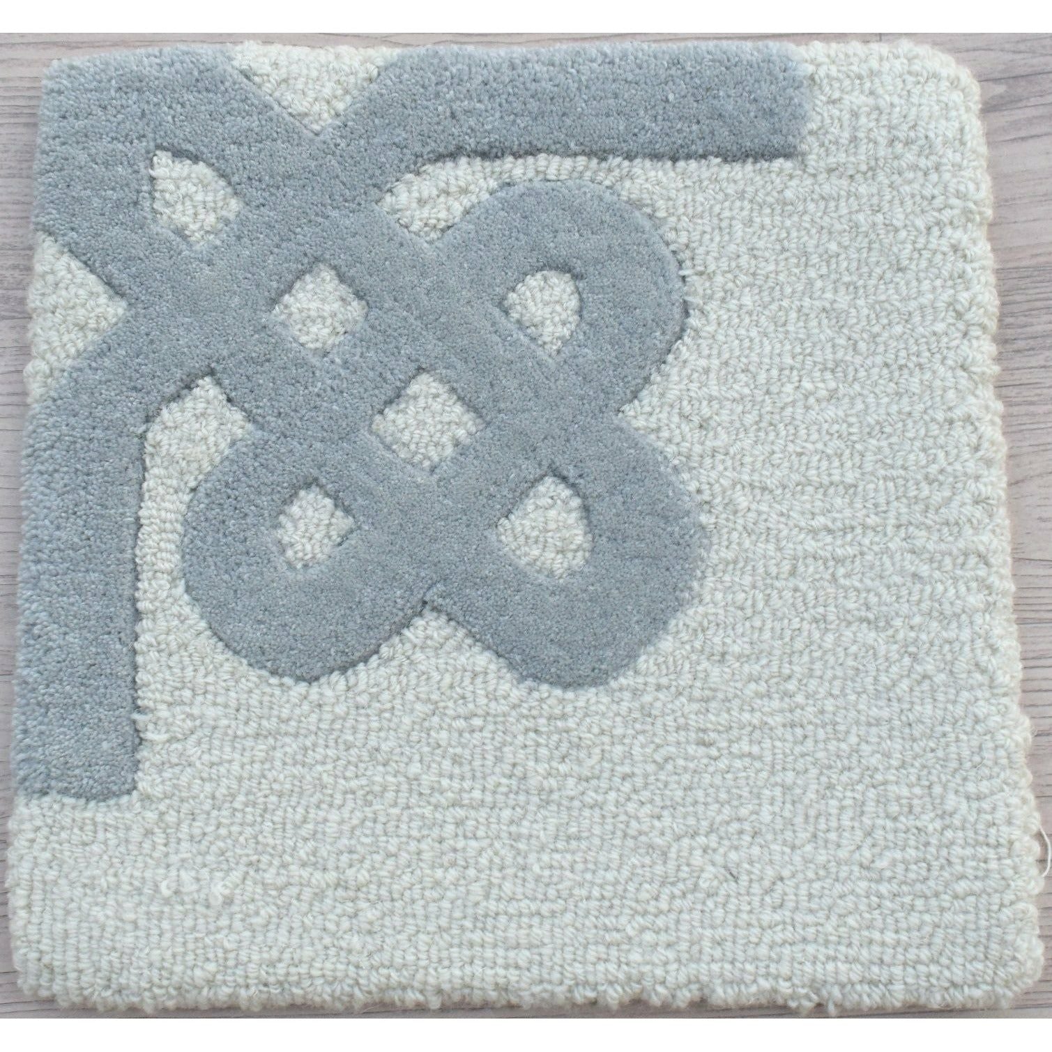 Worth Avenue Wool Rug Grey handtufted wool Organic Weave Shop