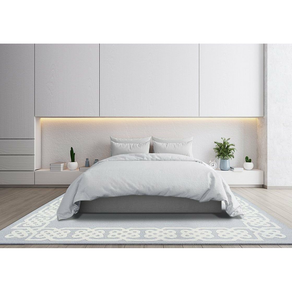 Worth Avenue Wool Rug Grey handtufted wool Organic Weave Shop