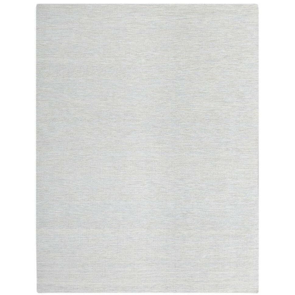 Anderson Wool Flatweave Taupe/Blue SAMPLE wool flatweave Organic Weave Shop