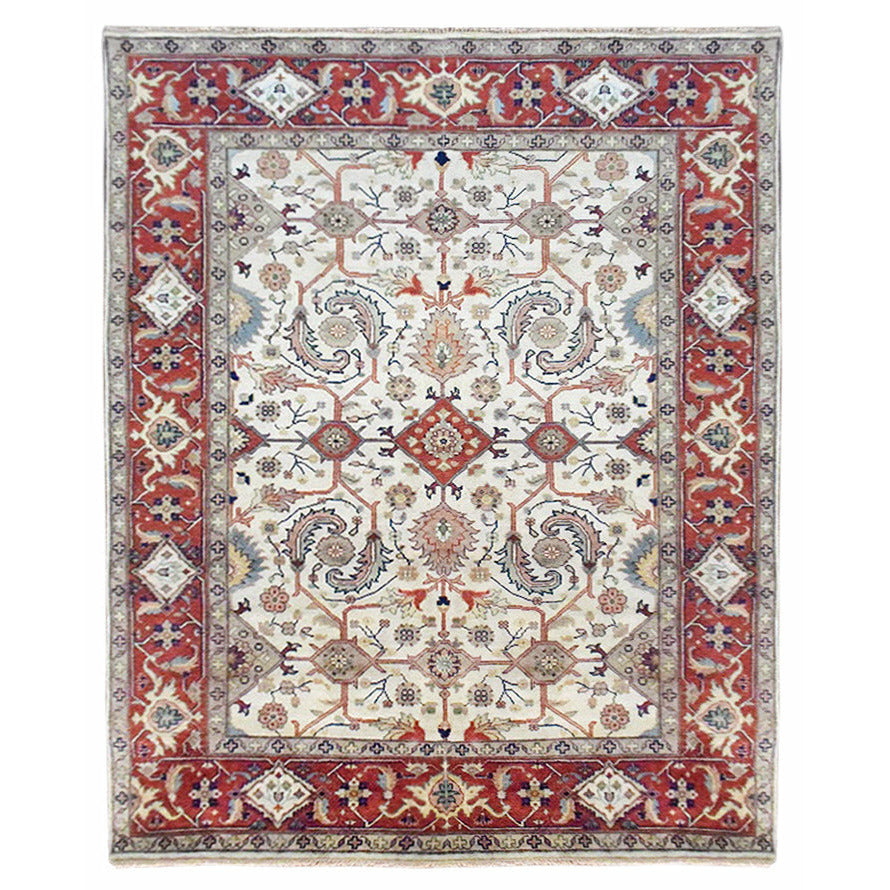 Annecy Handknotted Persian Knot handknotted tibetan 60 knot Organic Weave Shop 6x9