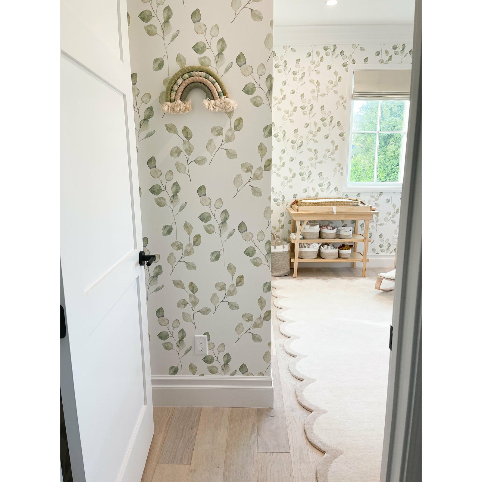 Sculpted Border Wool Handknotted - More Colors Available handknotted tibetan 60 knot Organic Weave Shop