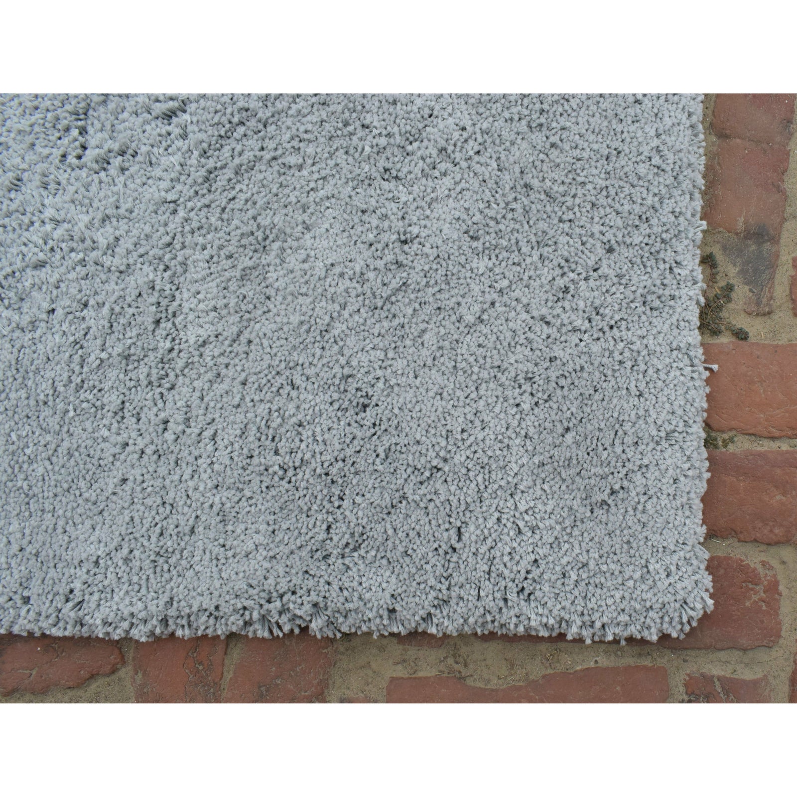 Signature Cotton Shag children's Organic Weave Shop 5'x7' Light Grey