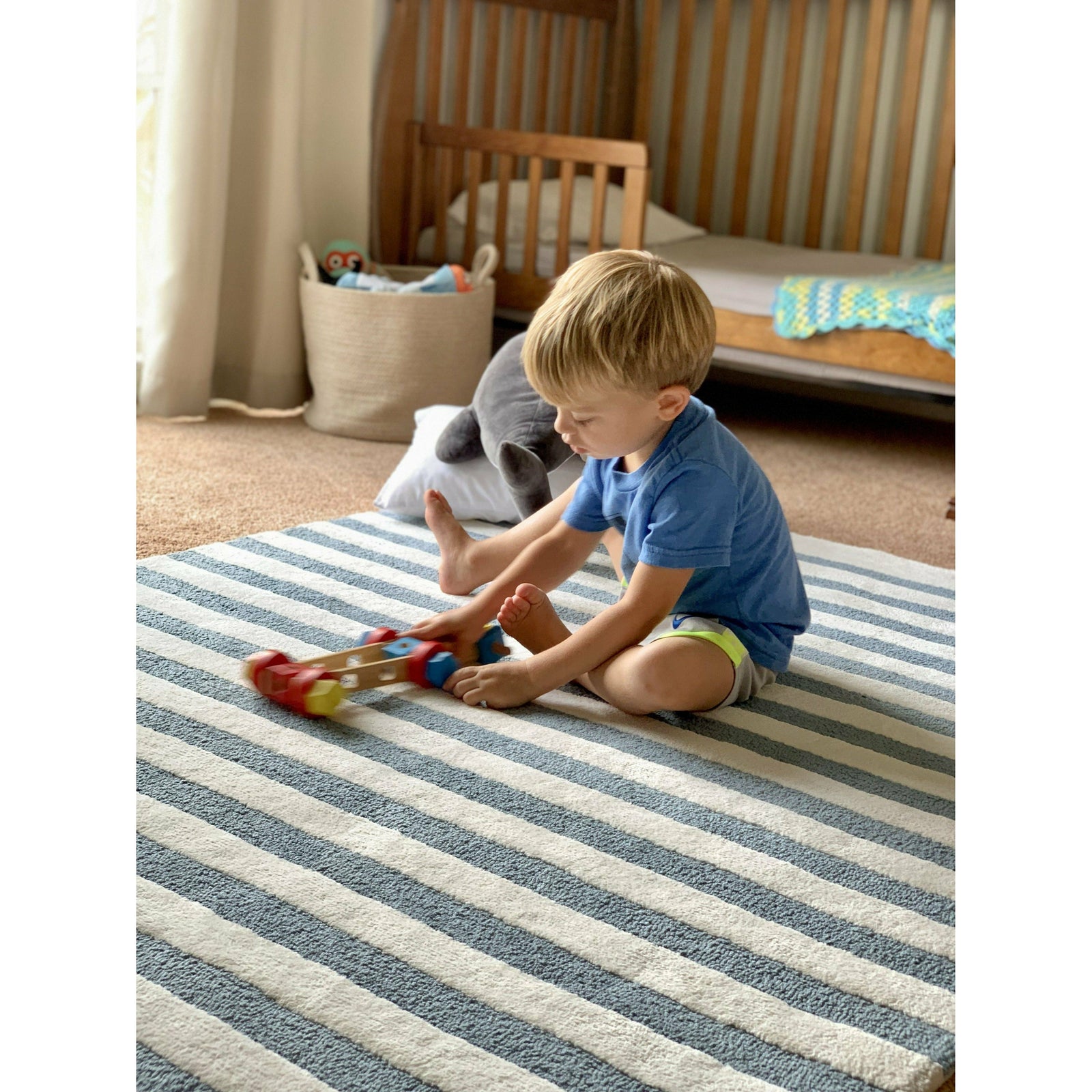 Sailor Stripe children's Organic Weave Shop