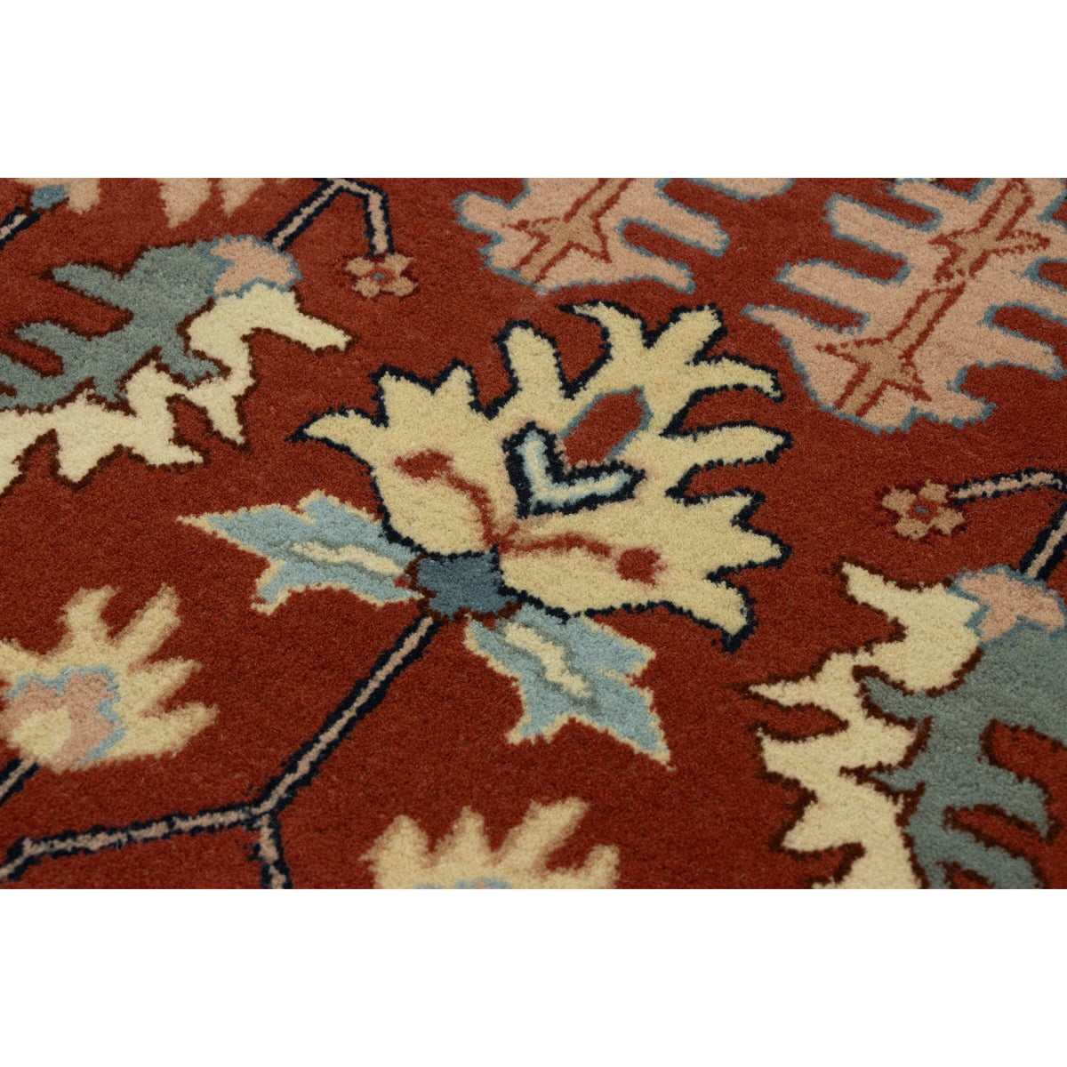 Avignon Handknotted Persian Knot handknotted tibetan 60 knot Organic Weave Shop 