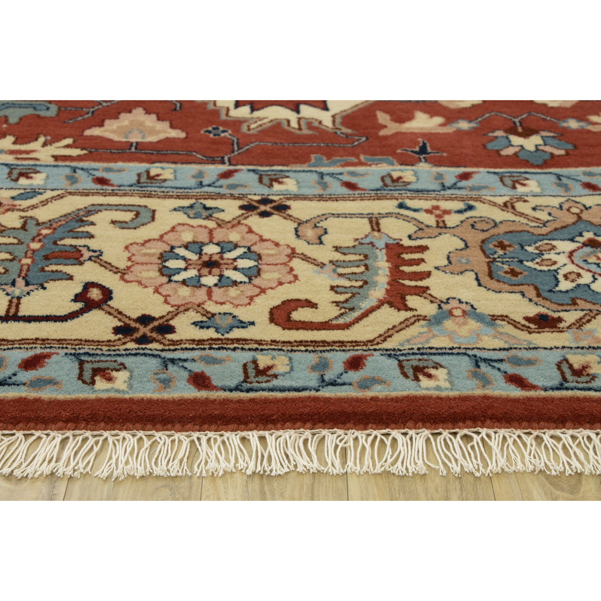 Avignon Handknotted Persian Knot handknotted tibetan 60 knot Organic Weave Shop 