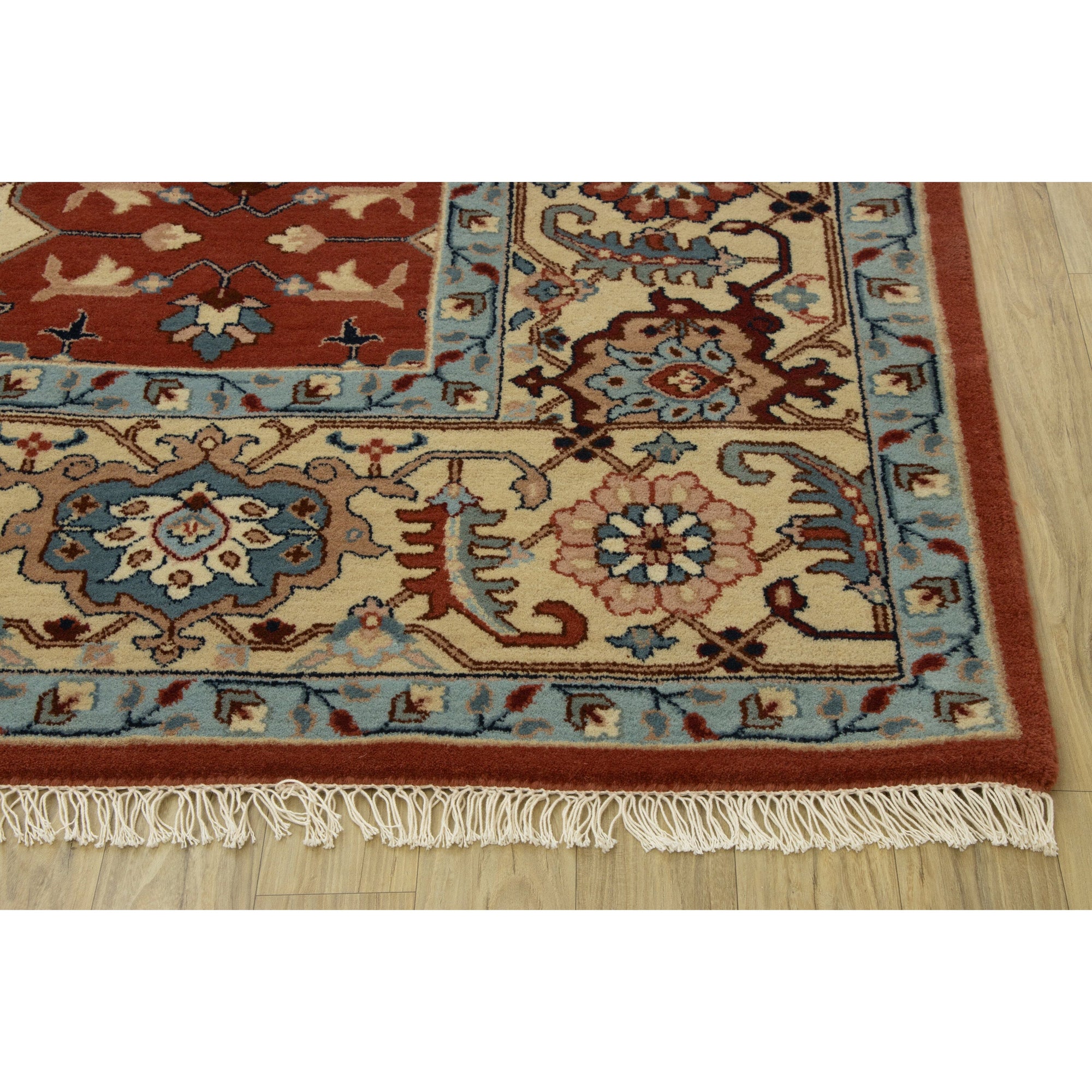 Avignon Handknotted Persian Knot handknotted tibetan 60 knot Organic Weave Shop 6x9 