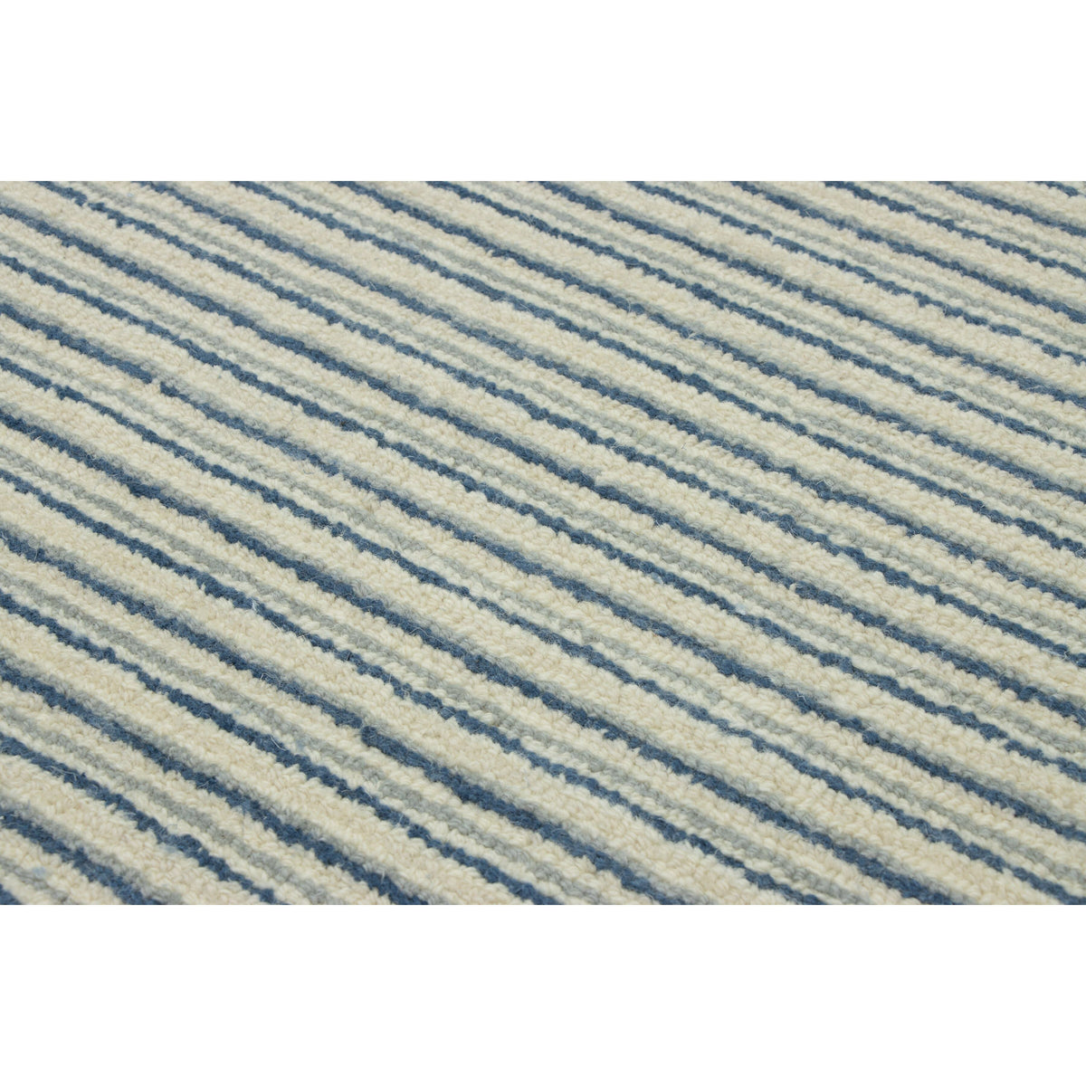 Rowan Multi Stripe Wool handtufted wool Organic Weave Shop 