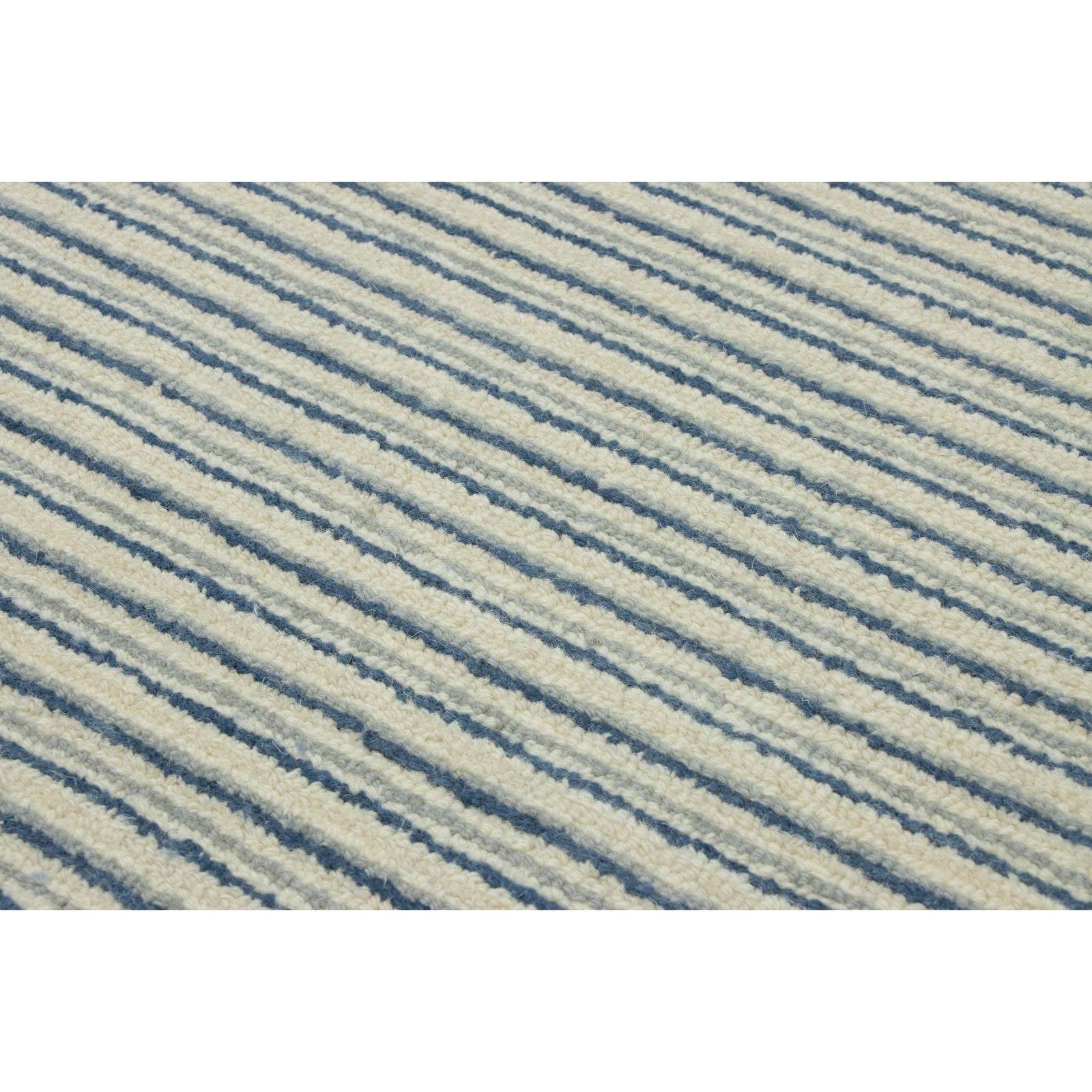 Rowan Multi Stripe Wool handtufted wool Organic Weave Shop 