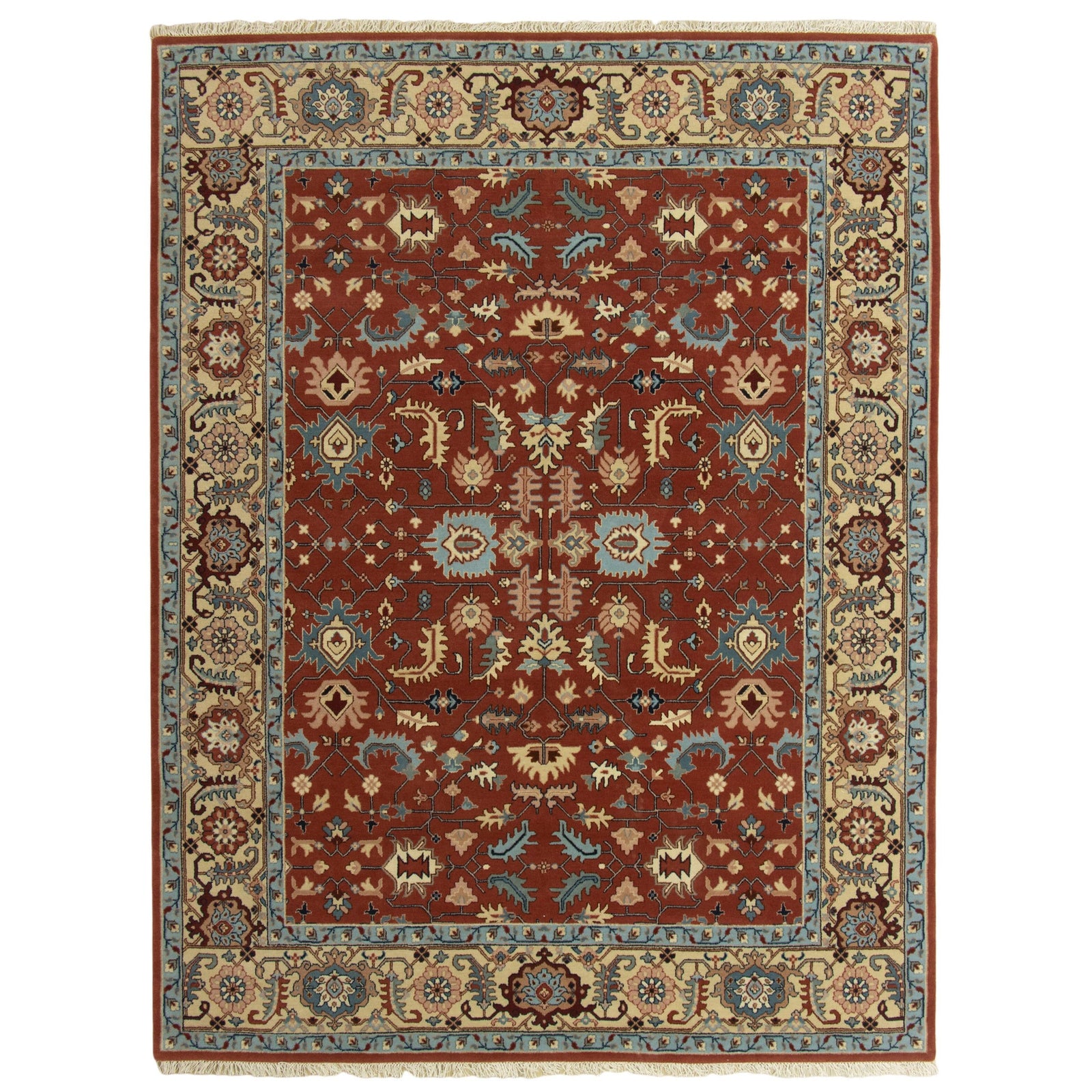 Avignon Handknotted Persian Knot handknotted tibetan 60 knot Organic Weave Shop 