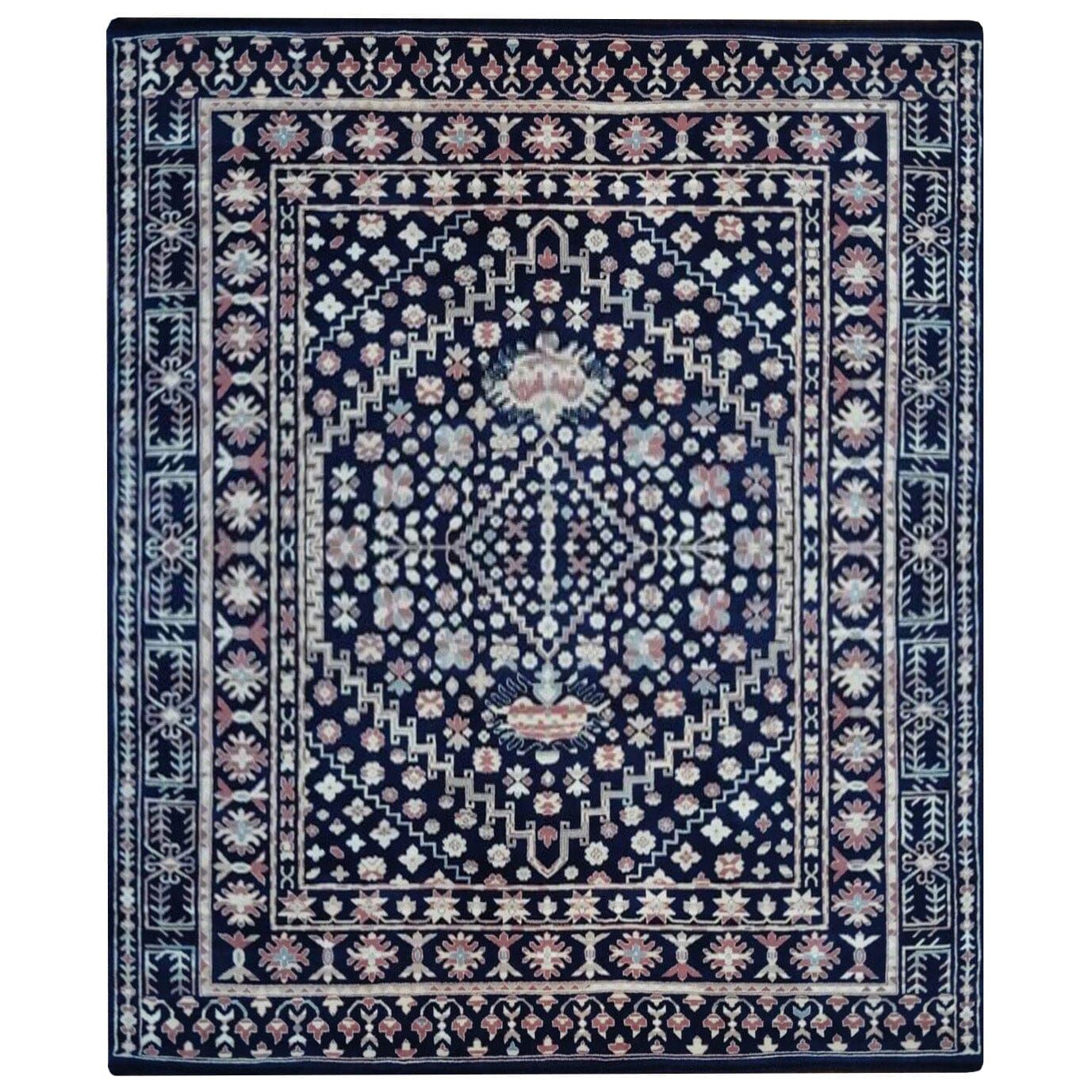 Broadway Handknotted Persian Knot handknotted tibetan 60 knot Organic Weave Shop 