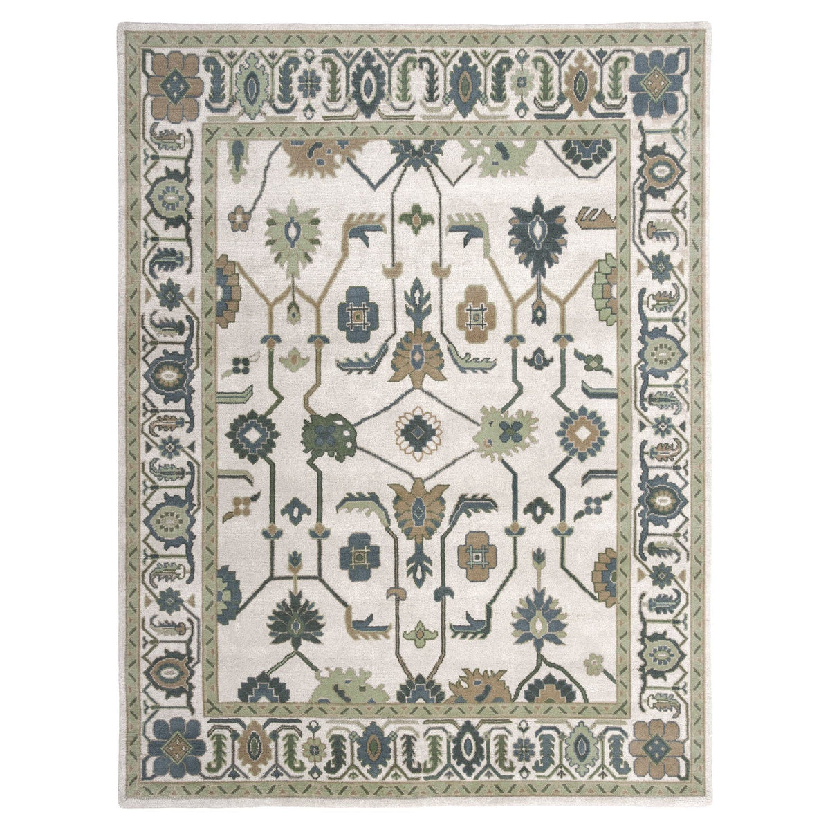 Clara Wool Handknotted SAMPLE Rugs Organic Weave Shop 