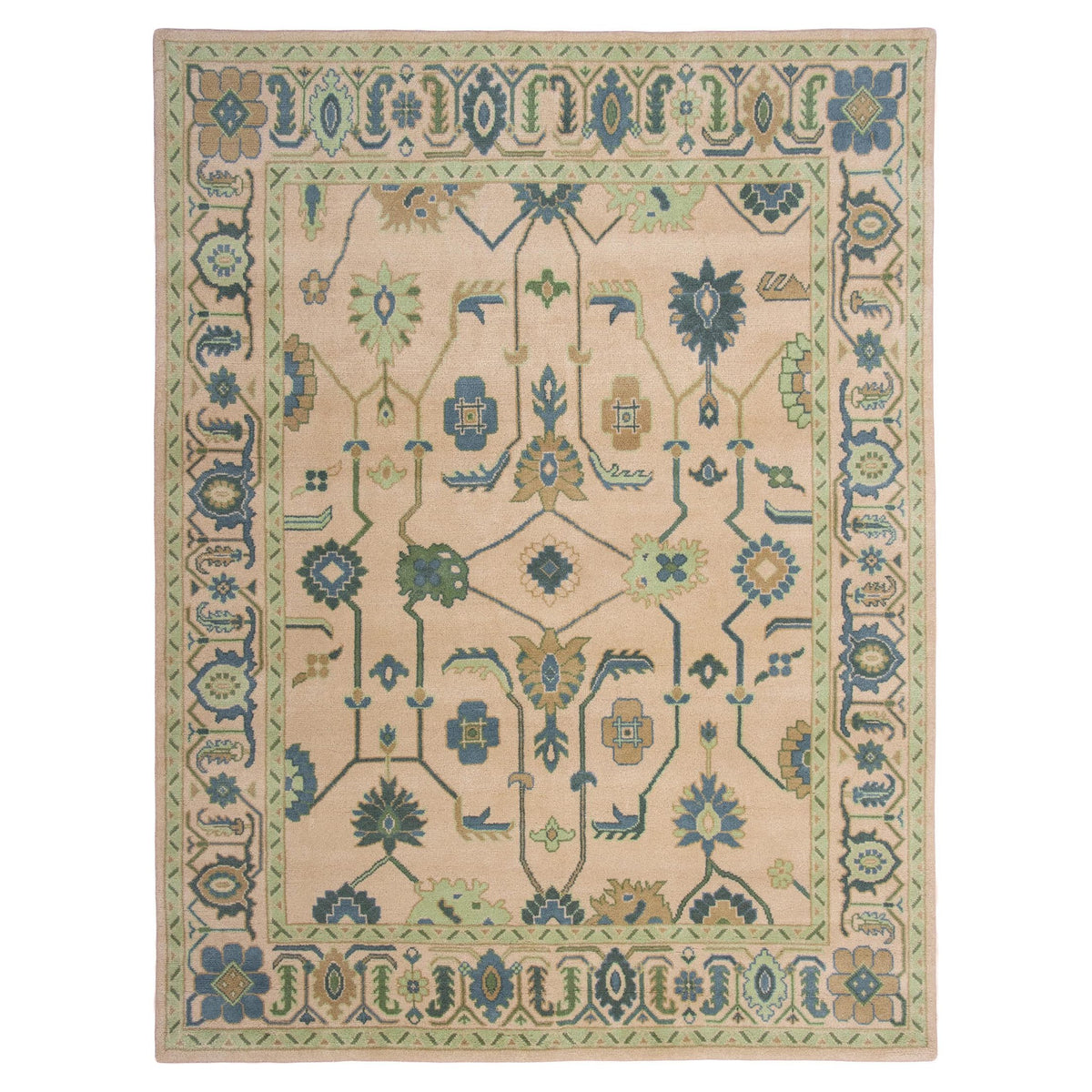 Clara Wool Handknotted 8x10 Rugs Organic Weave Shop 