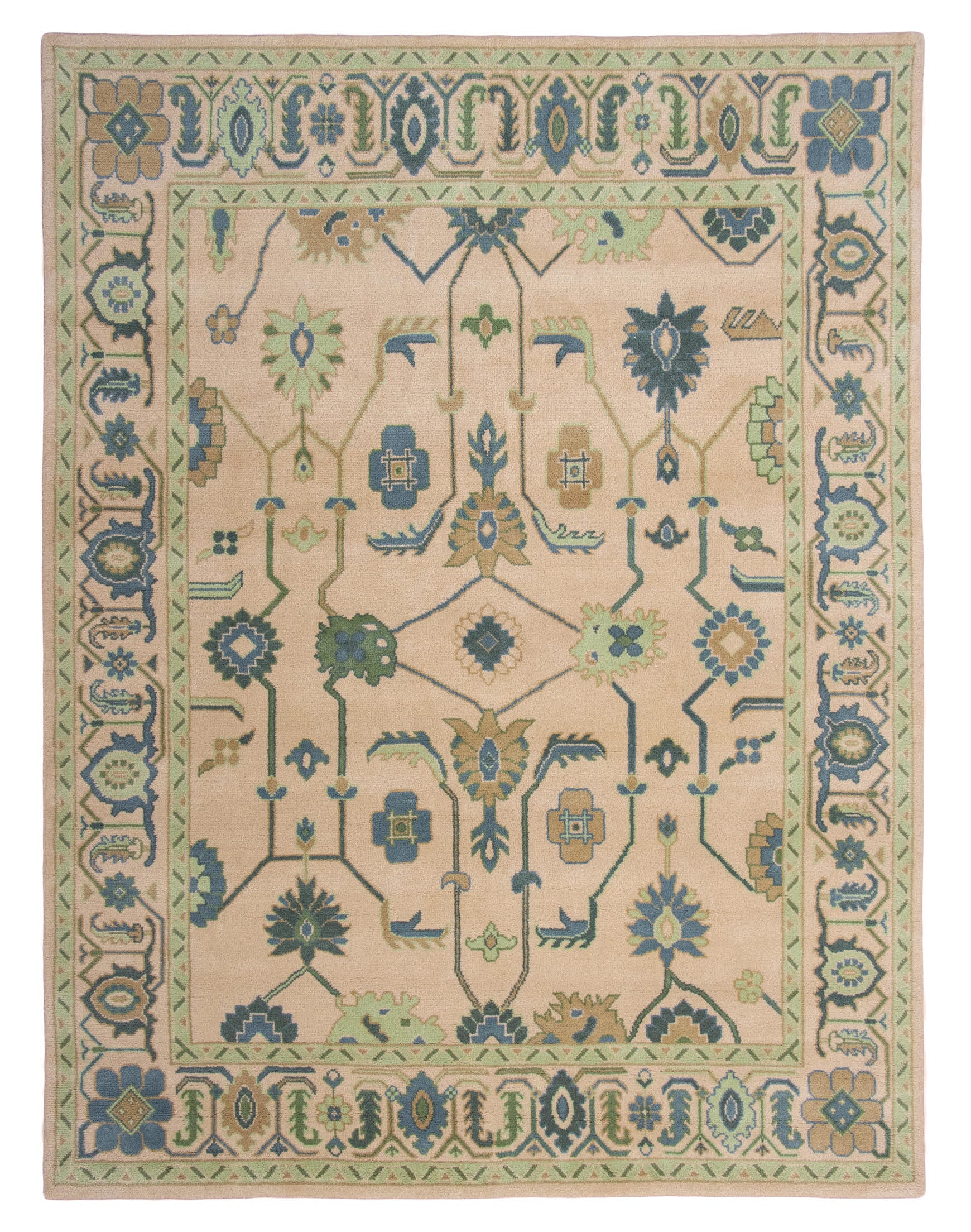 Clara Wool Handknotted 8x10 Rugs Organic Weave Shop 