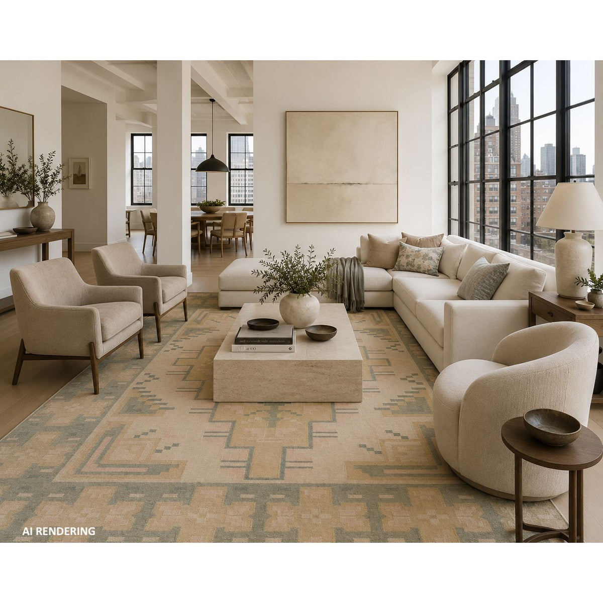 Crosby Wool Flatweave wool flatweave Organic Weave Shop 