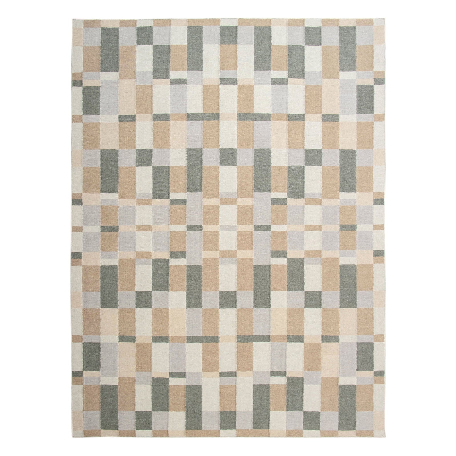 Dalton Wool Flatweave SAMPLE wool flatweave Organic Weave Shop 12"x12" Multi 