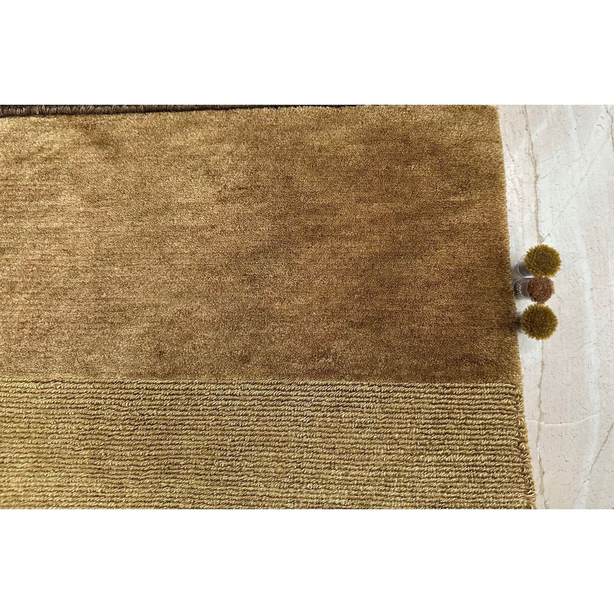 Diana Ivory Tibetan Handknotted Wool handknotted tibetan 60 knot Organic Weave Shop 