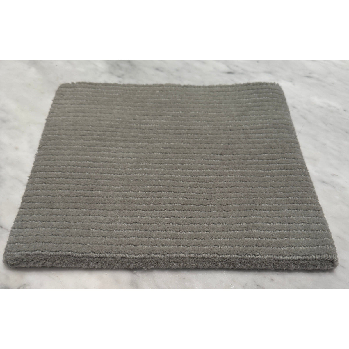 Easton Tibetan Handknotted Wool Grey SAMPLE Organic Weave Shop 12&quot;x12&quot; 