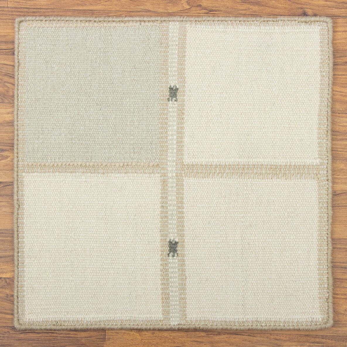 Ferriss Neutral Wool Flatweave SAMPLE wool flatweave Organic Weave Shop 