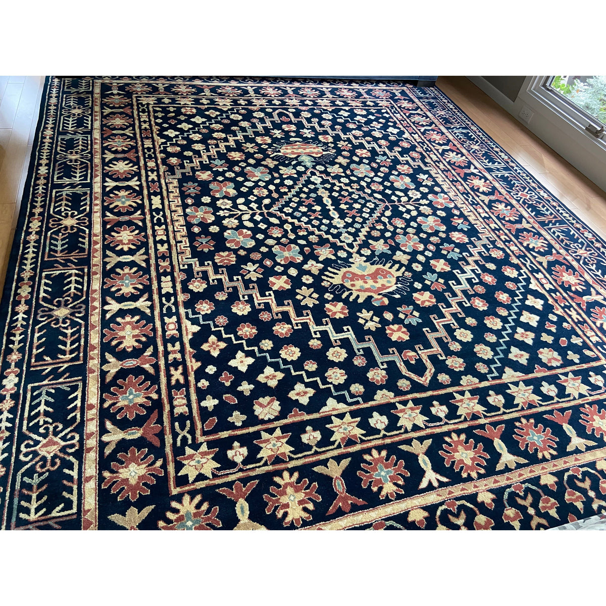 Broadway Handknotted Persian Knot handknotted tibetan 60 knot Organic Weave Shop 