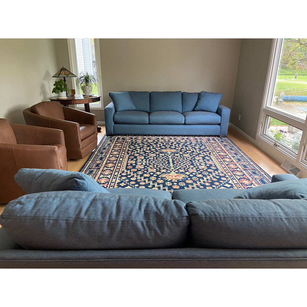 Broadway Handknotted Persian Knot handknotted tibetan 60 knot Organic Weave Shop 