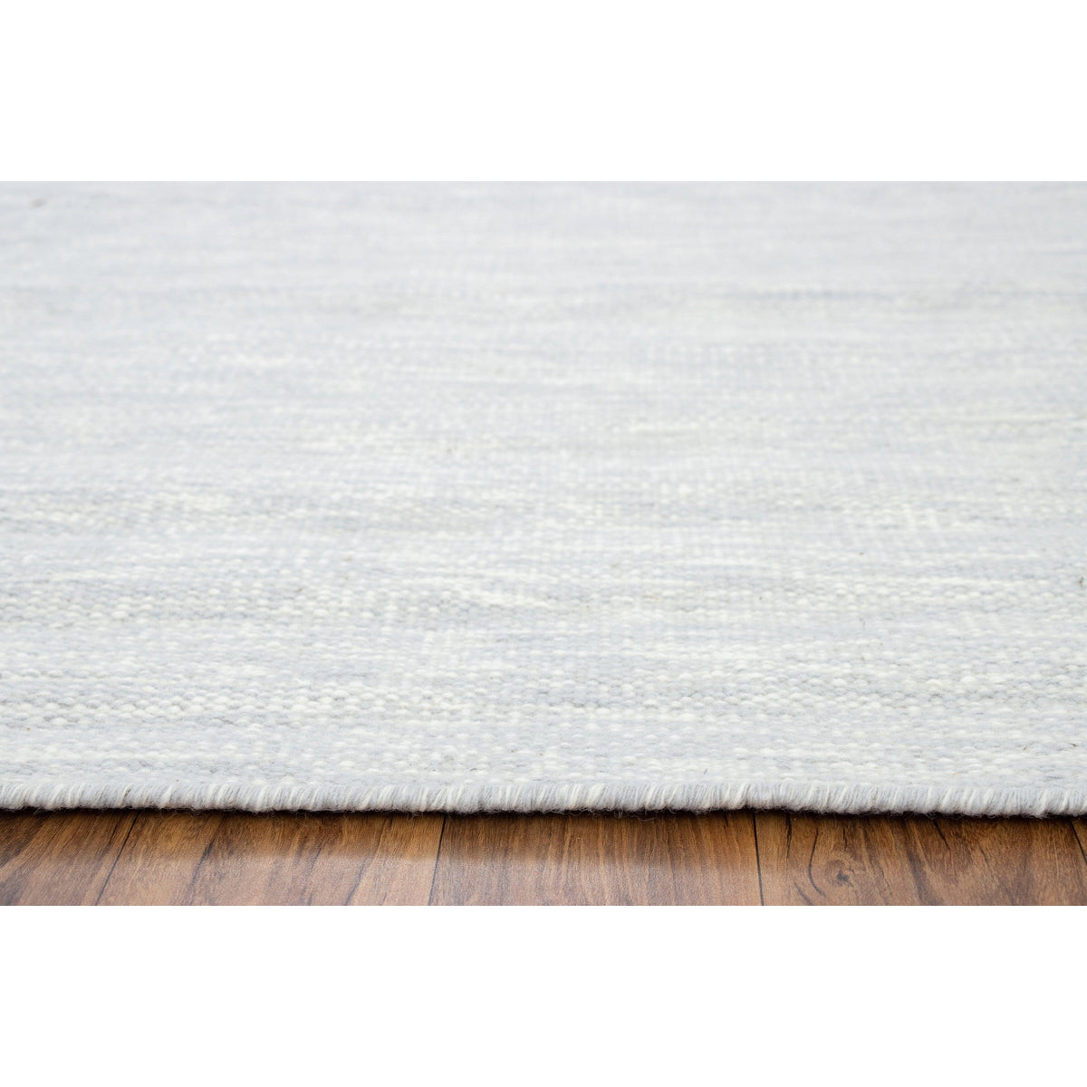 Strie Wool Flatweave Grey wool flatweave Organic Weave Shop 