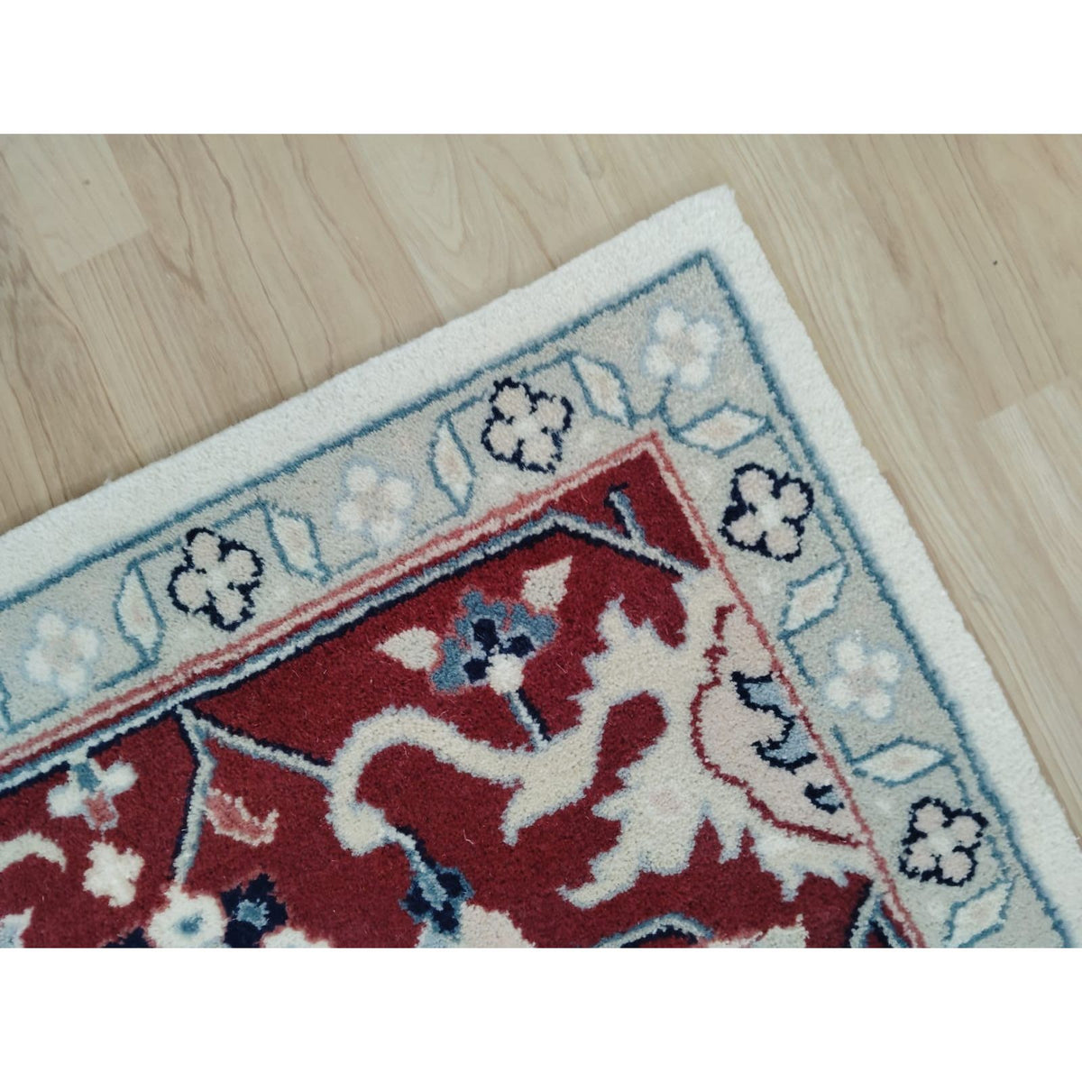 Annecy Handknotted Persian Knot handknotted tibetan 60 knot Organic Weave Shop 