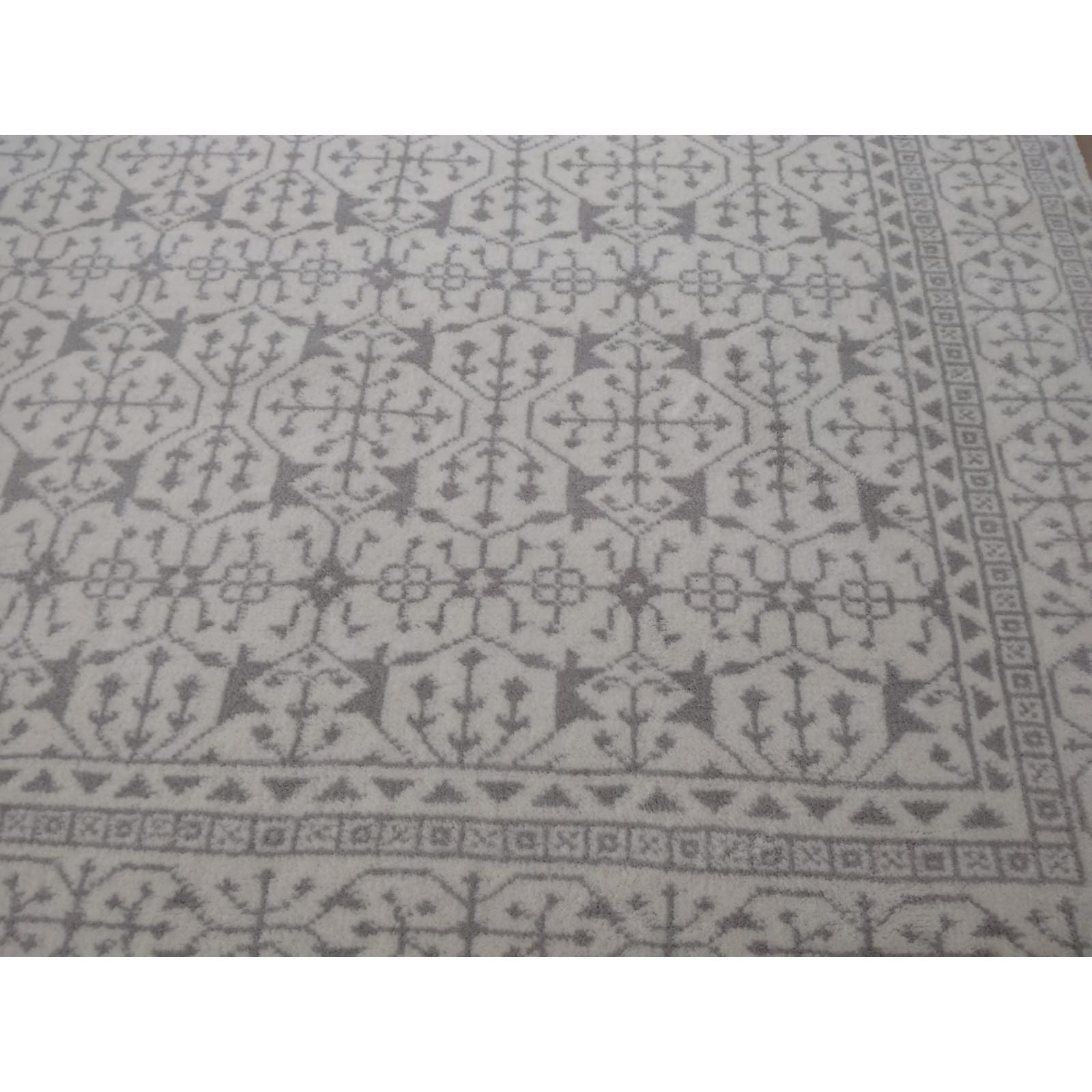 Middleton Taupe Handknotted handknotted tibetan 60 knot Organic Weave Shop 