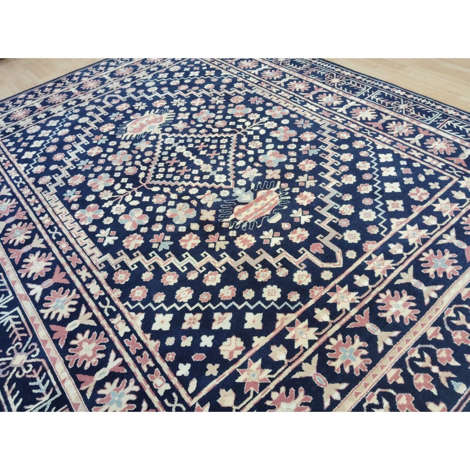 Broadway Handknotted Persian Knot handknotted tibetan 60 knot Organic Weave Shop 3x10 Runner 