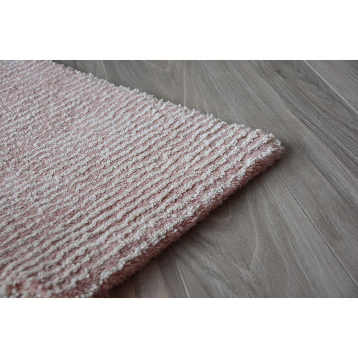 Seersucker Shag Handknotted - 12 Colors Rugs Organic Weave Shop 3&#39; x 10&#39; RUNNER Light Pink 