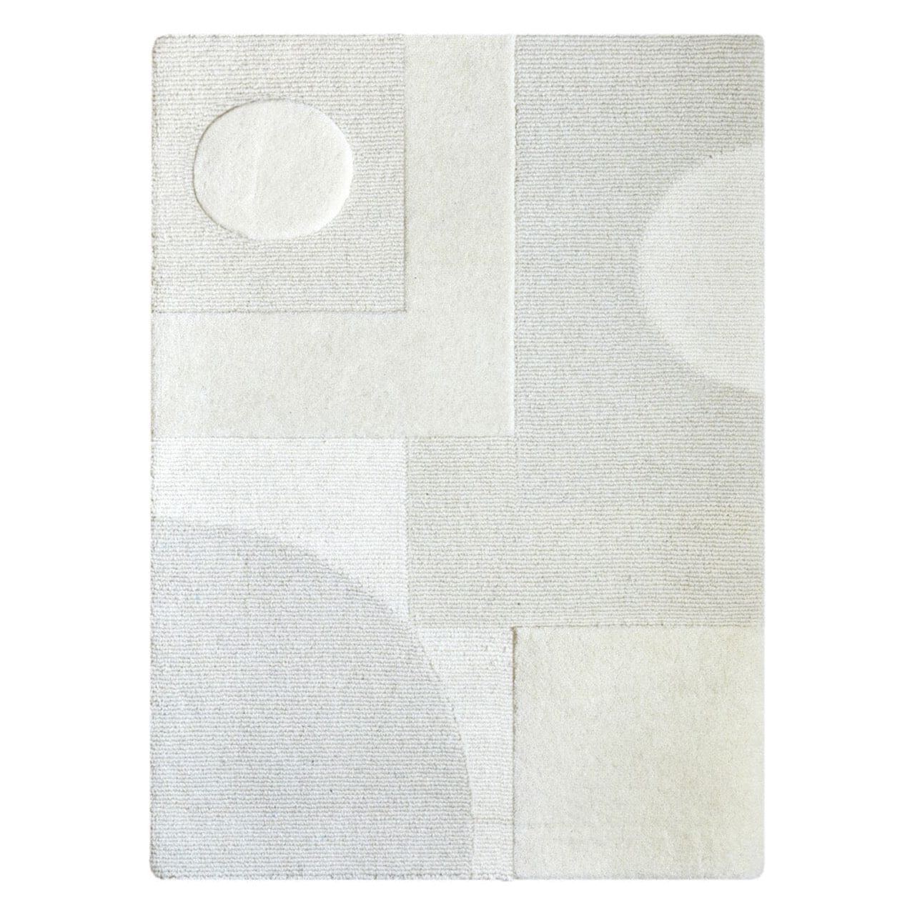 Nassau Ivory Tibetan Handknotted handknotted tibetan 60 knot Organic Weave Shop 