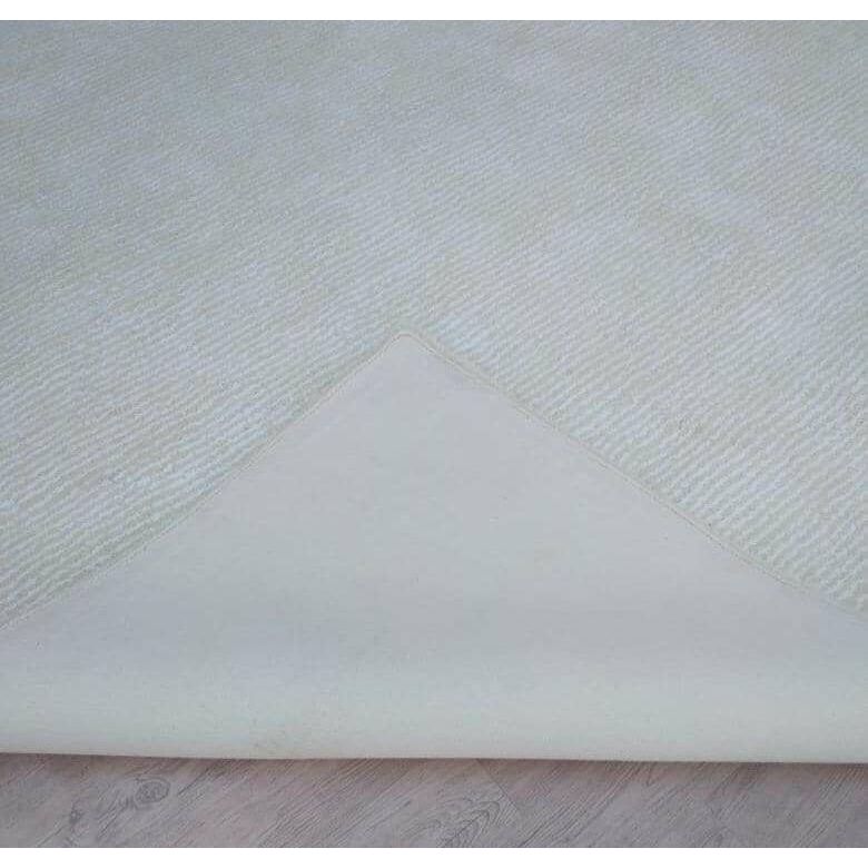 Seersucker Wool + Cotton Shag Ivory 8x10 Organic Weave Shop 