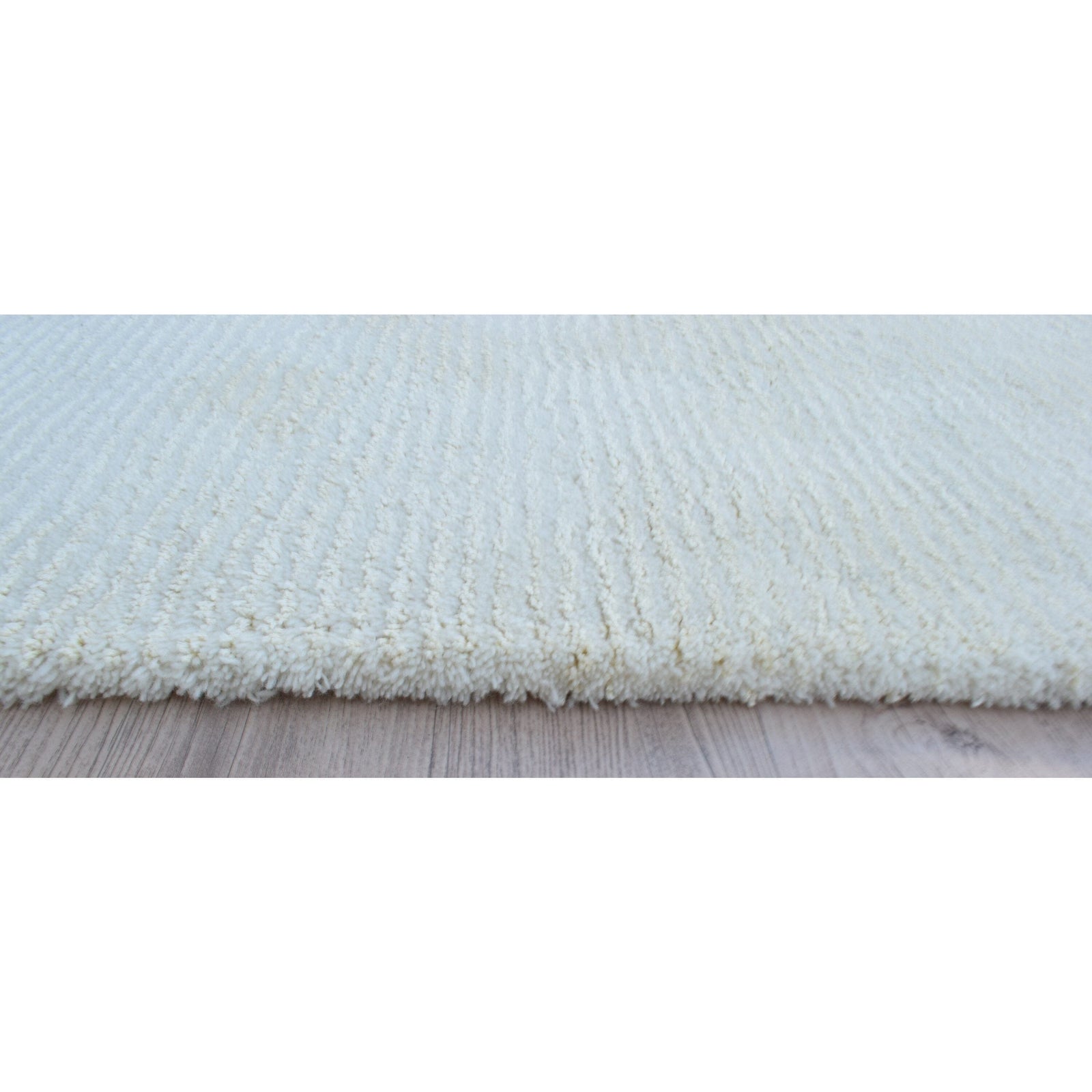 Seersucker Wool + Cotton Shag Ivory 8x10 Organic Weave Shop 