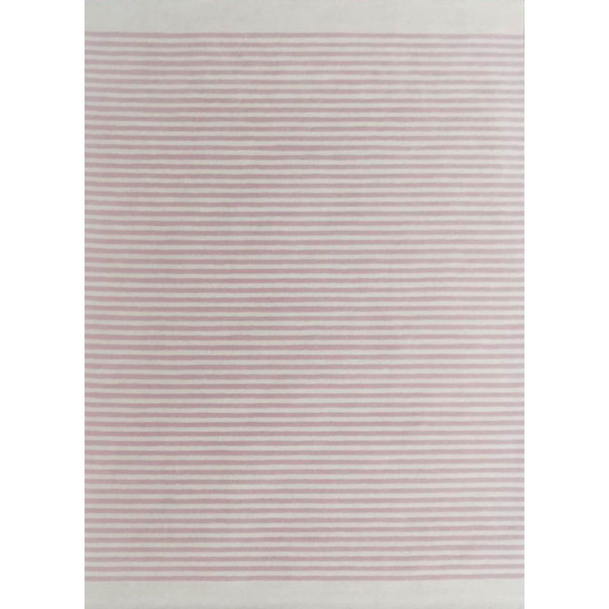 Sailor Stripe Pink Wool children&#39;s Organic Weave Shop 5&#39;x7&#39; 