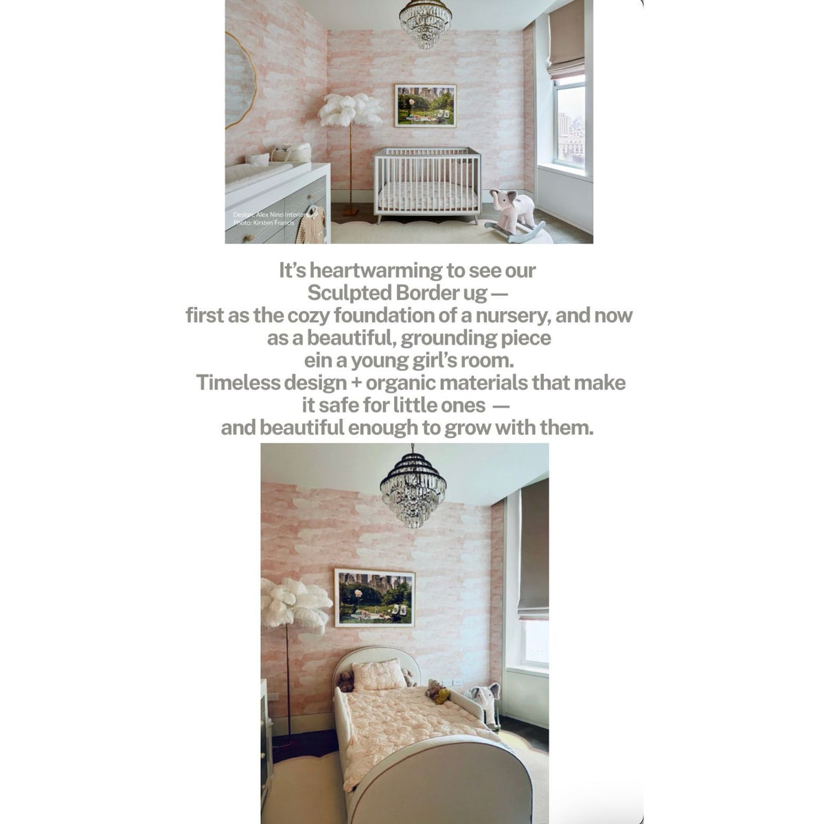 Sculpted Border Wool Handknotted - More Colors Available handknotted tibetan 60 knot Organic Weave Shop 