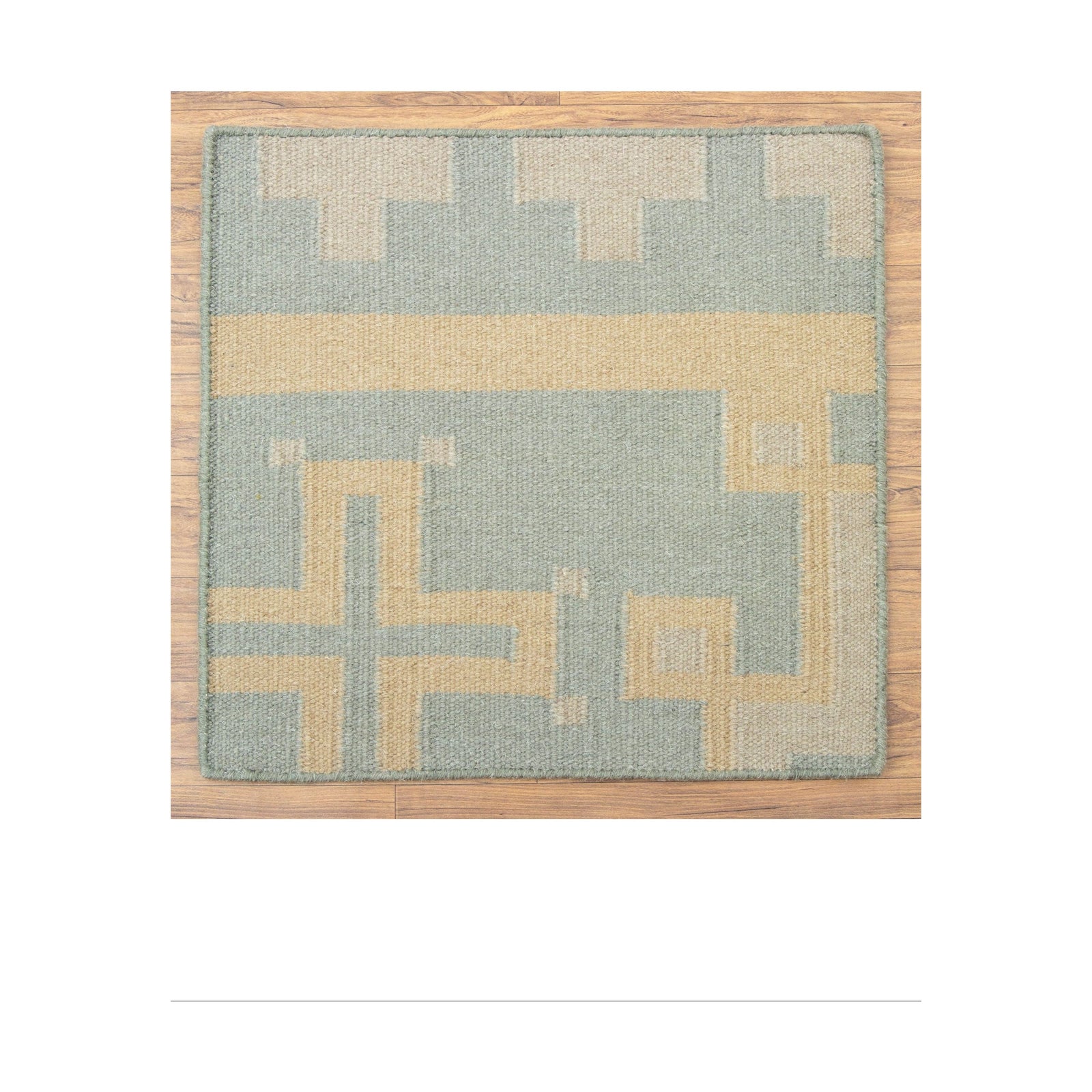 Seibel Wool Flatweave SAMPLE wool flatweave Organic Weave Shop 12"x12" Multi 