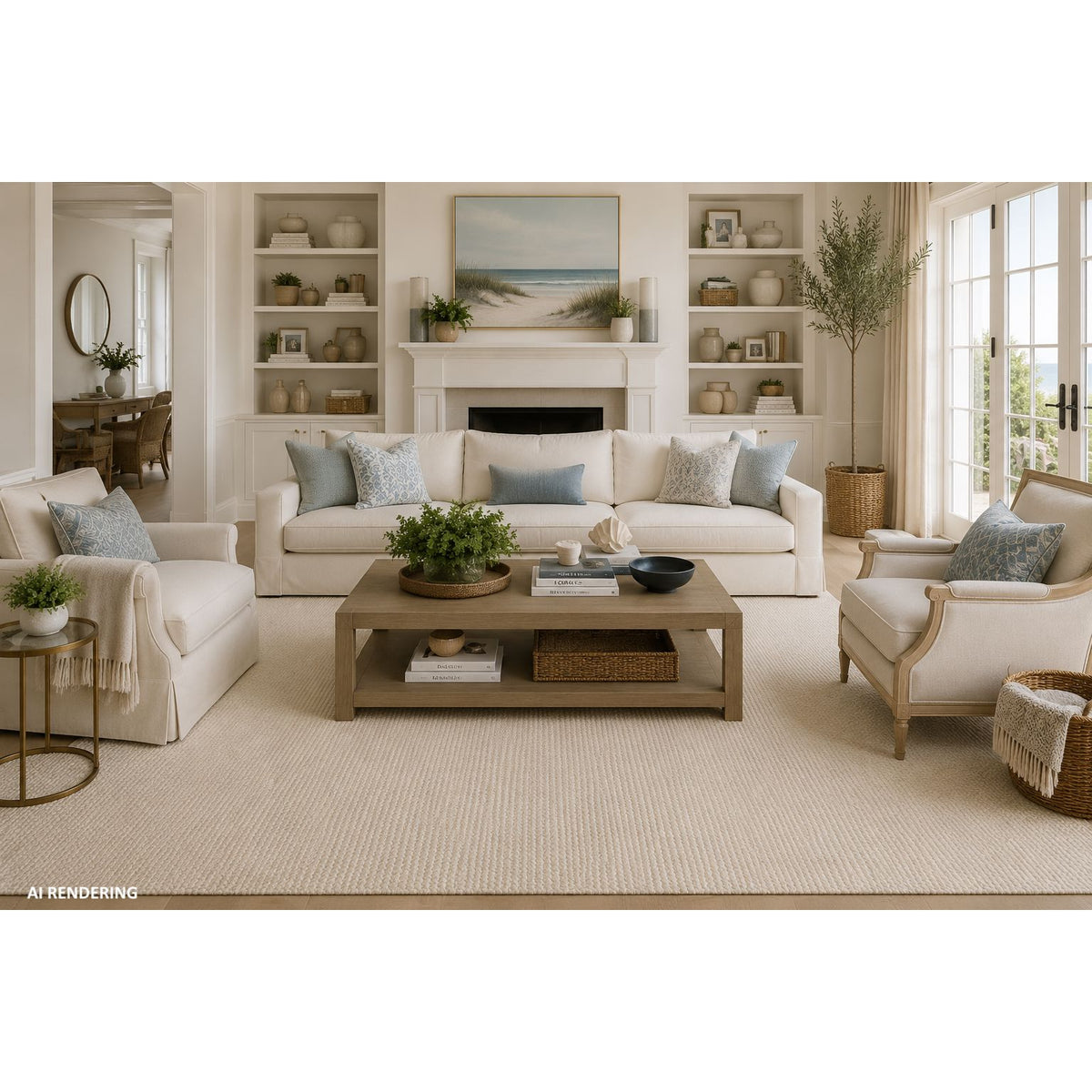 Sierra Wool Flatweave wool flatweave Organic Weave Shop 