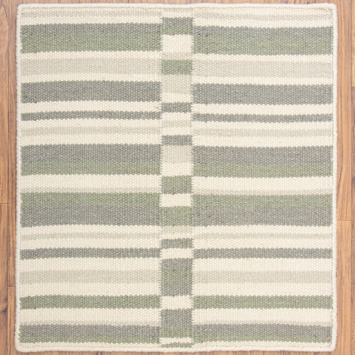 Surbhi Grey Wool Flatweave SAMPLE wool flatweave Organic Weave Shop 12&#39;x12&#39; Multi 