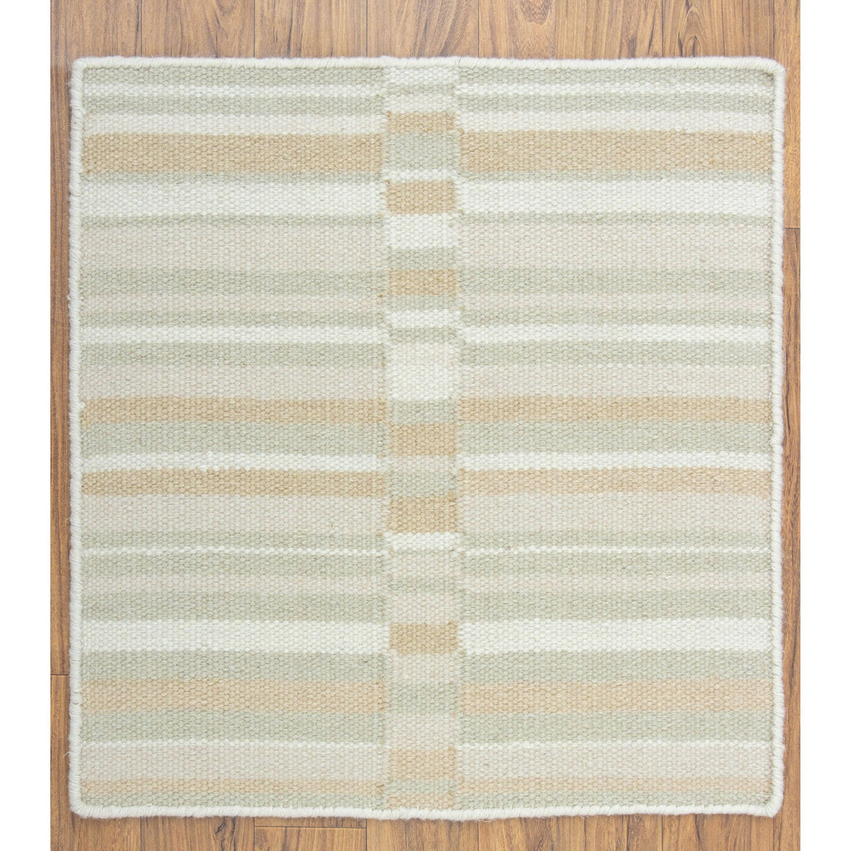 Surbhi Neutral Wool Flatweave SAMPLE wool flatweave Organic Weave Shop 12'x12' Neutral 