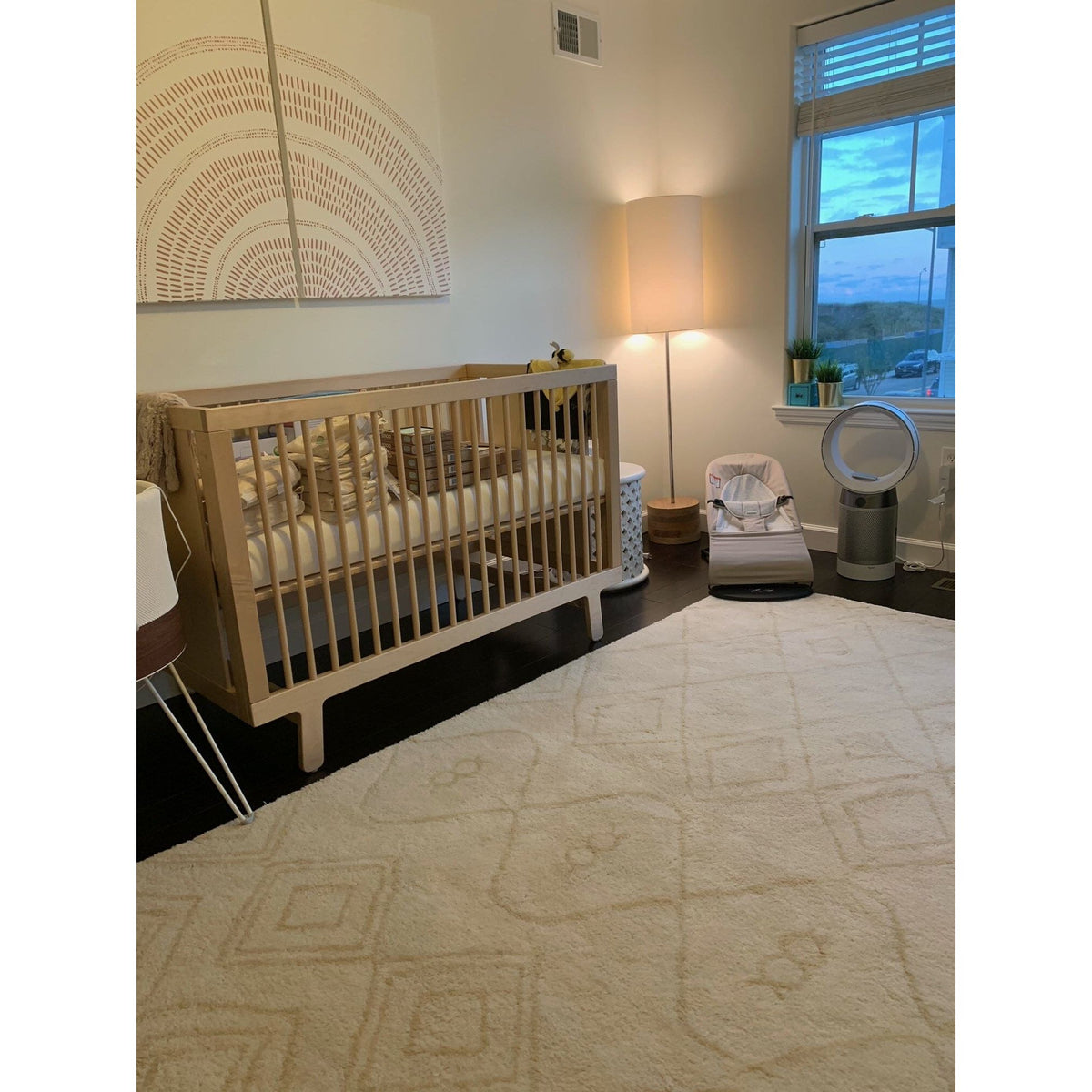 Rebel Fantasy SAND Wool Shag handtufted wool + cotton shag Organic Weave Shop 