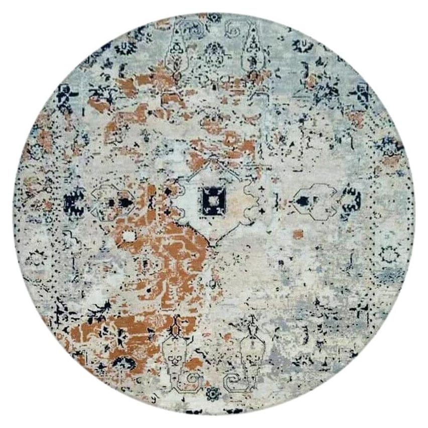 Winter Park - Handknotted Persian Knot handknotted tibetan 60 knot Organic Weave Shop 6' Round/Circle 