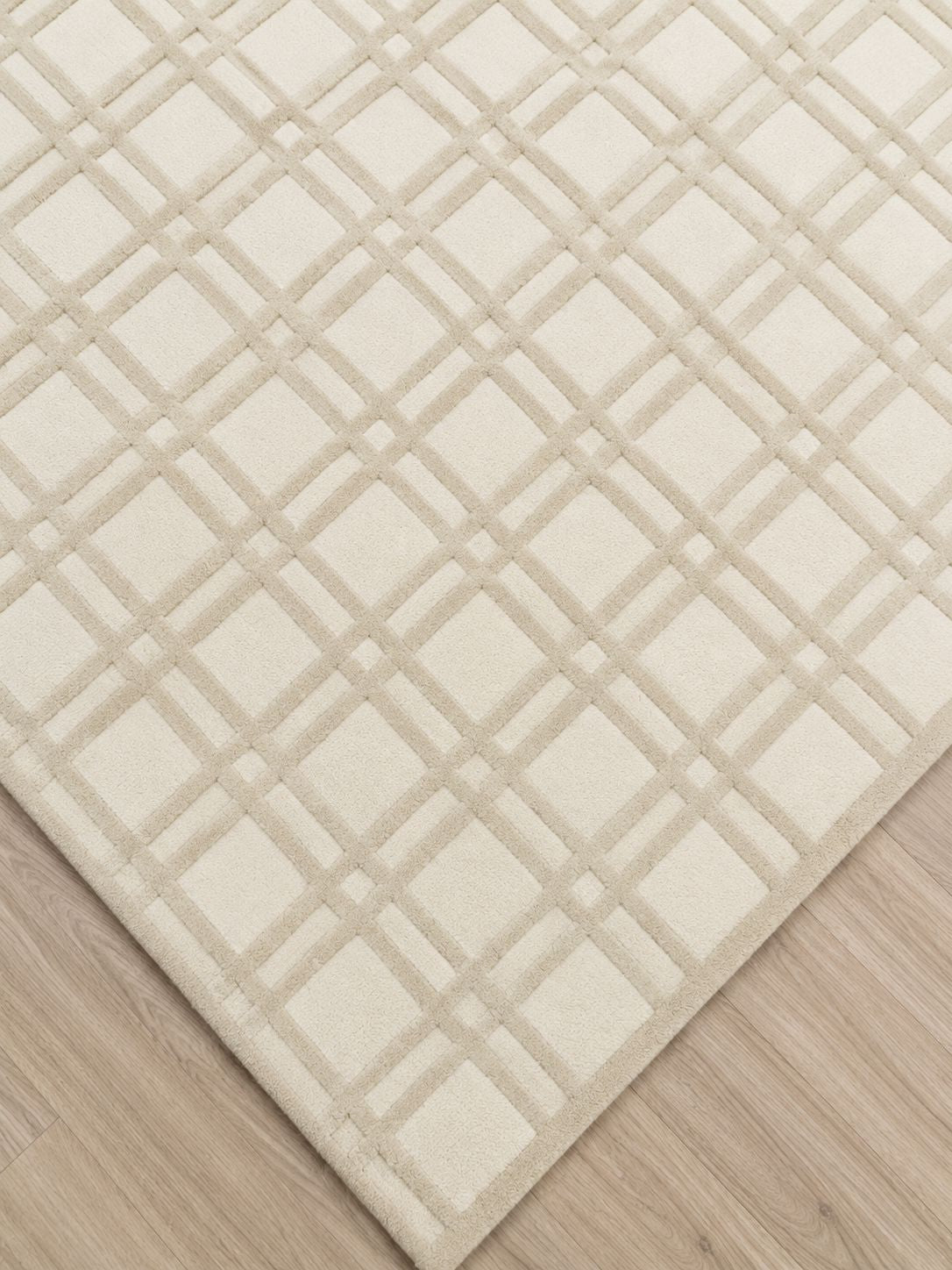 On The Grid Handknotted Wool - 2 Colors Rugs Organic Weave Shop 