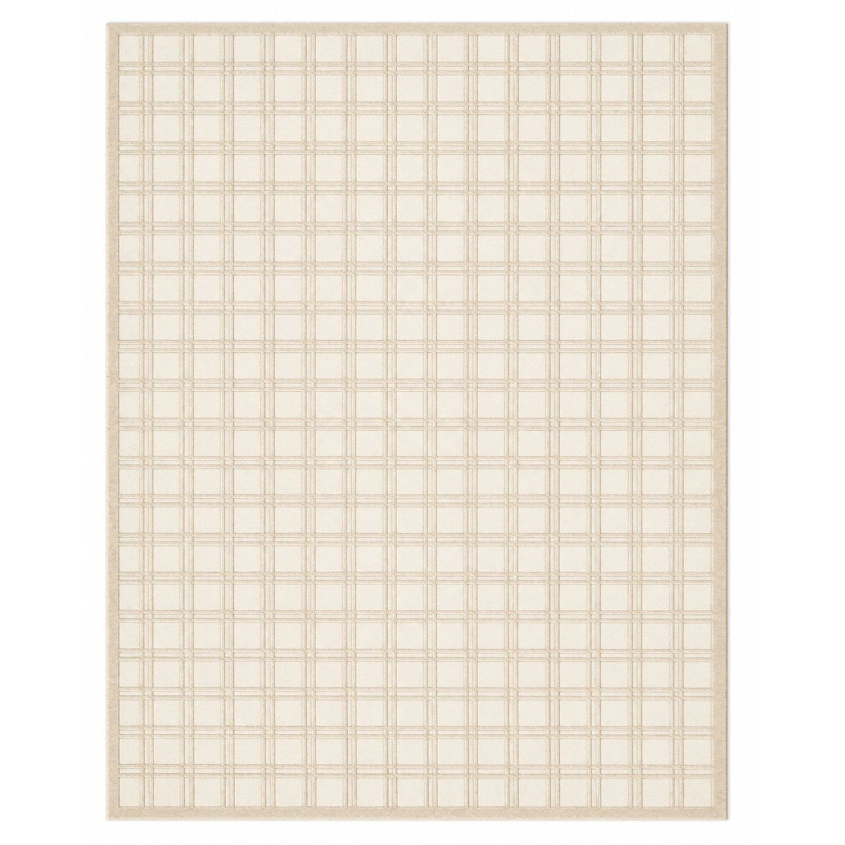 On The Grid Handknotted Wool - 2 Colors Rugs Organic Weave Shop 3'x10' Runner Neutral 