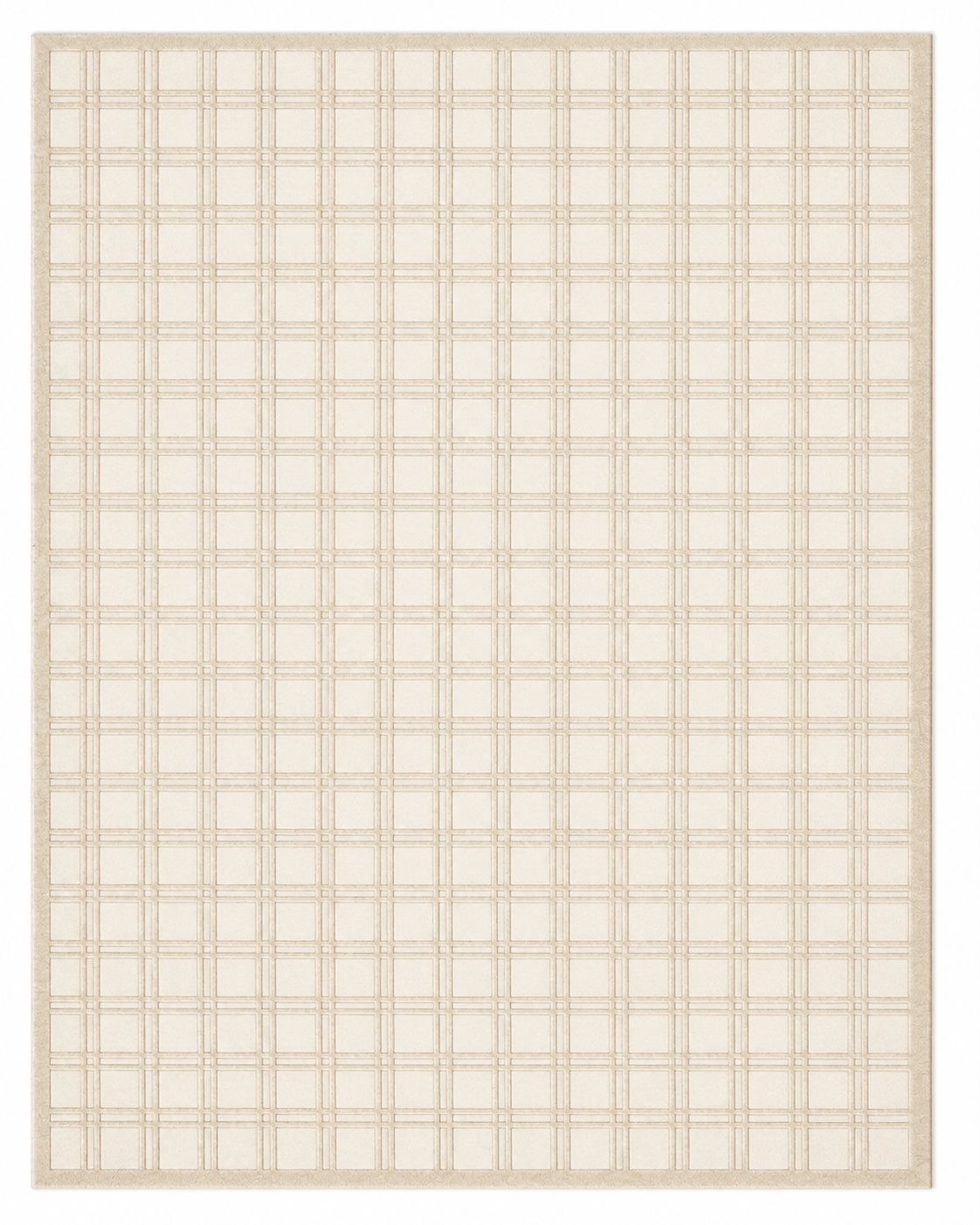 On The Grid Handknotted Wool - 2 Colors Rugs Organic Weave Shop 3'x10' Runner Neutral 