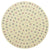 Polka Dot Pink Wool handtufted wool Organic Weave Shop 6' Round/Circle 